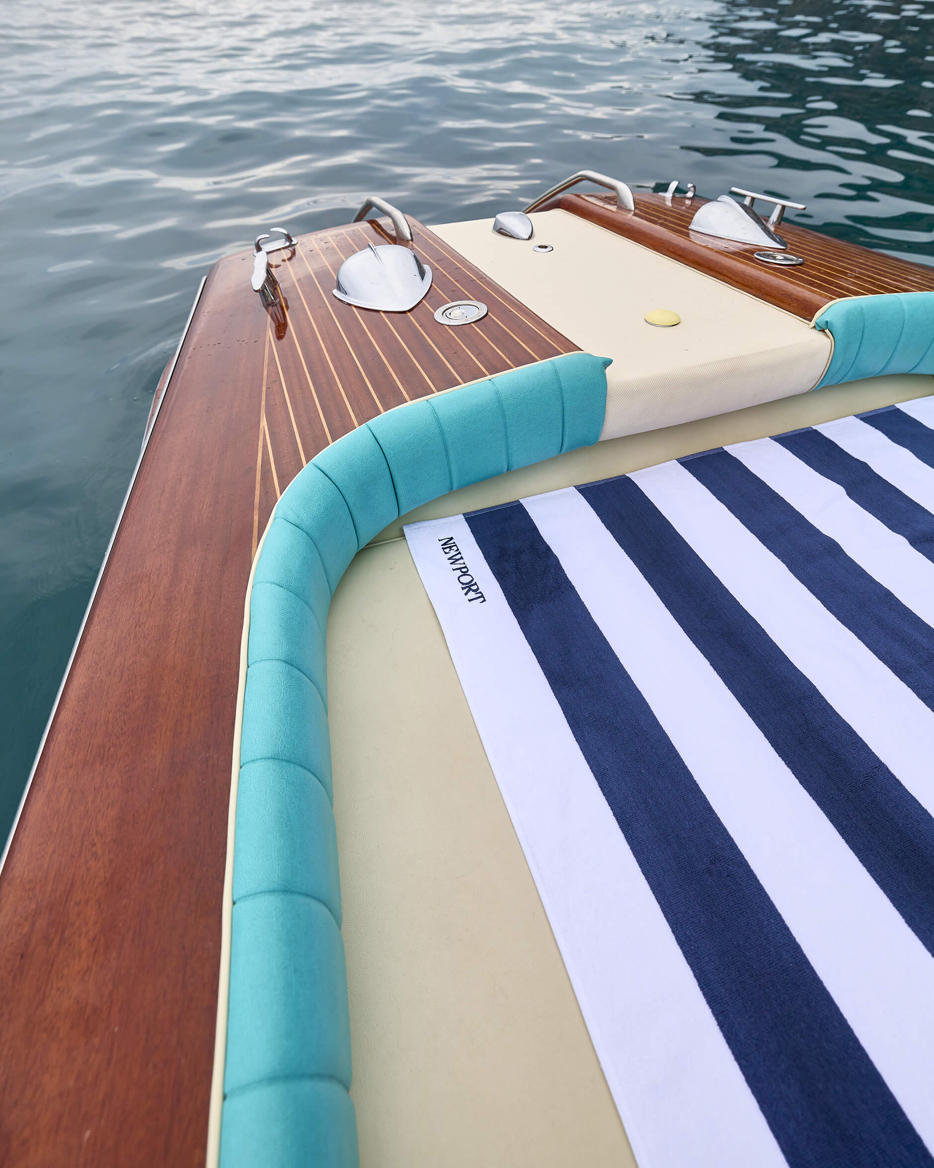 Santorini Strandhandtuch Navy