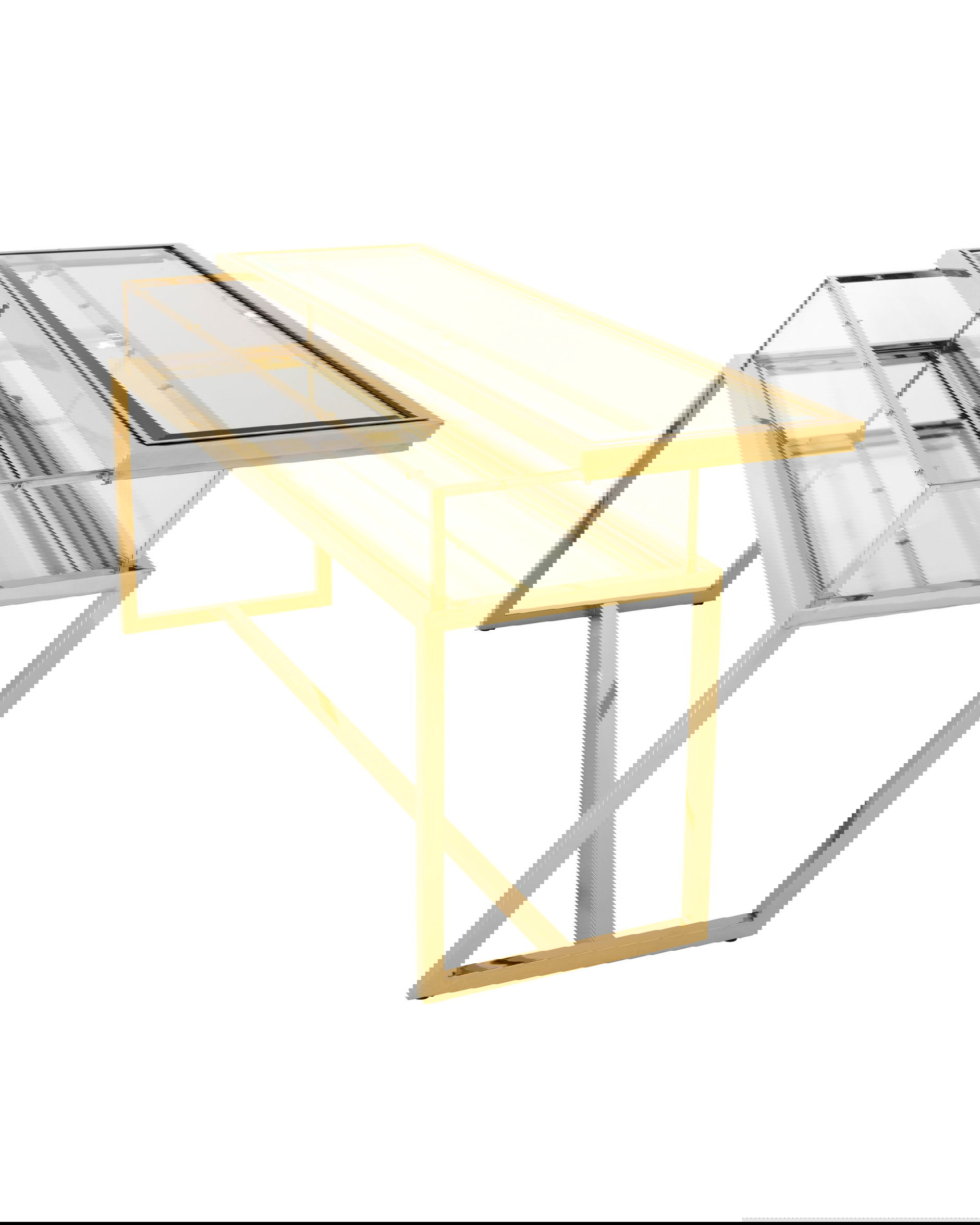 Konsolbord Harvey Sliding Top Gold OUTLET