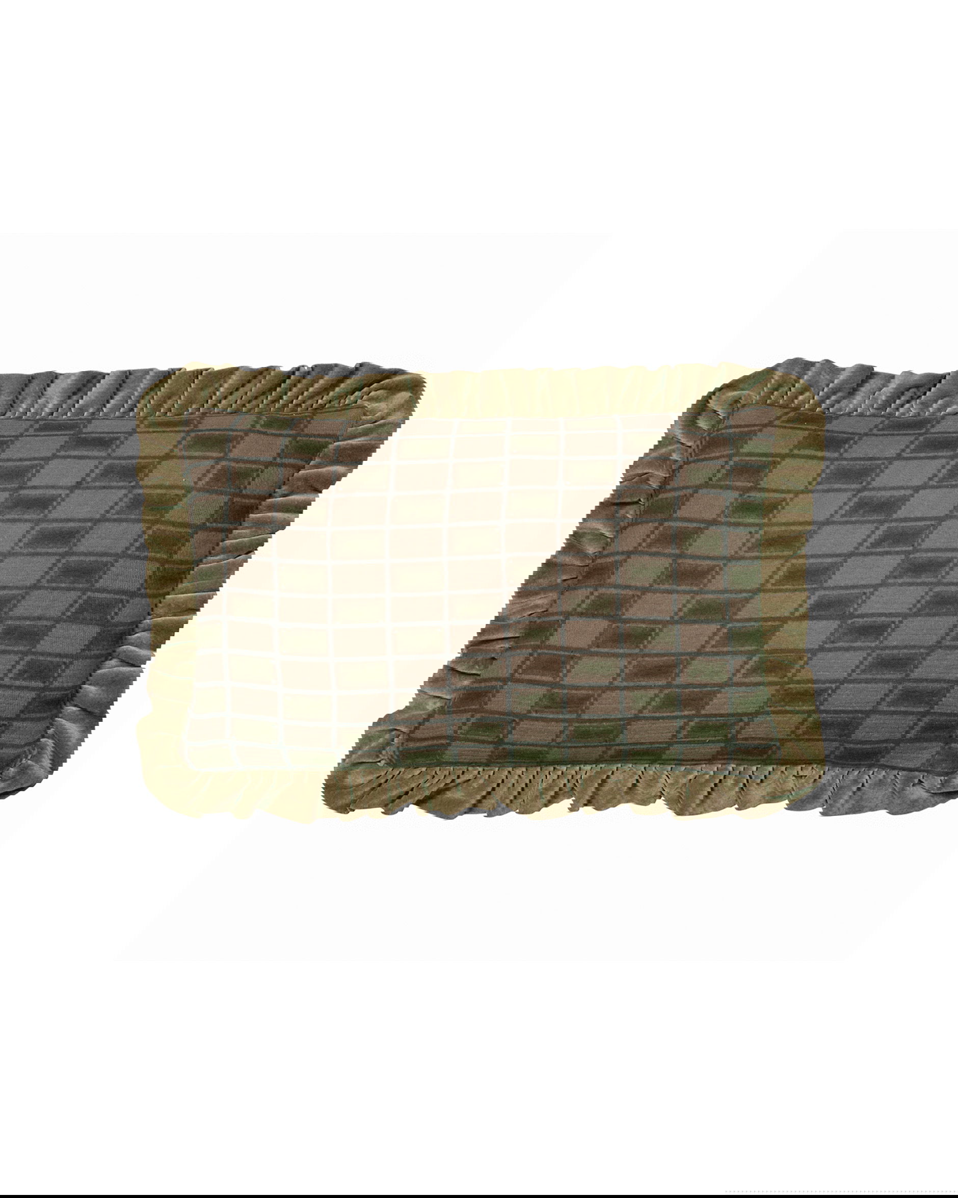 Kussenhoes Block Aubergine