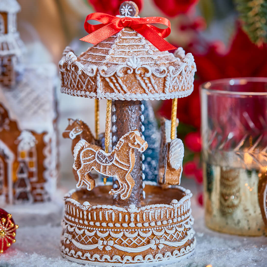 Maryport Gingerbread Carousel Christmas Decoration