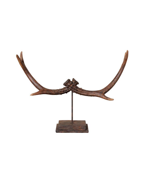 Reinsdyrhorn dekorasjon brun
