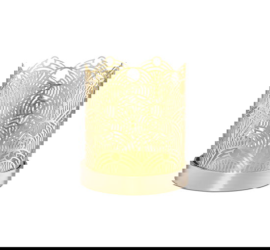 Lunar candle holder brass