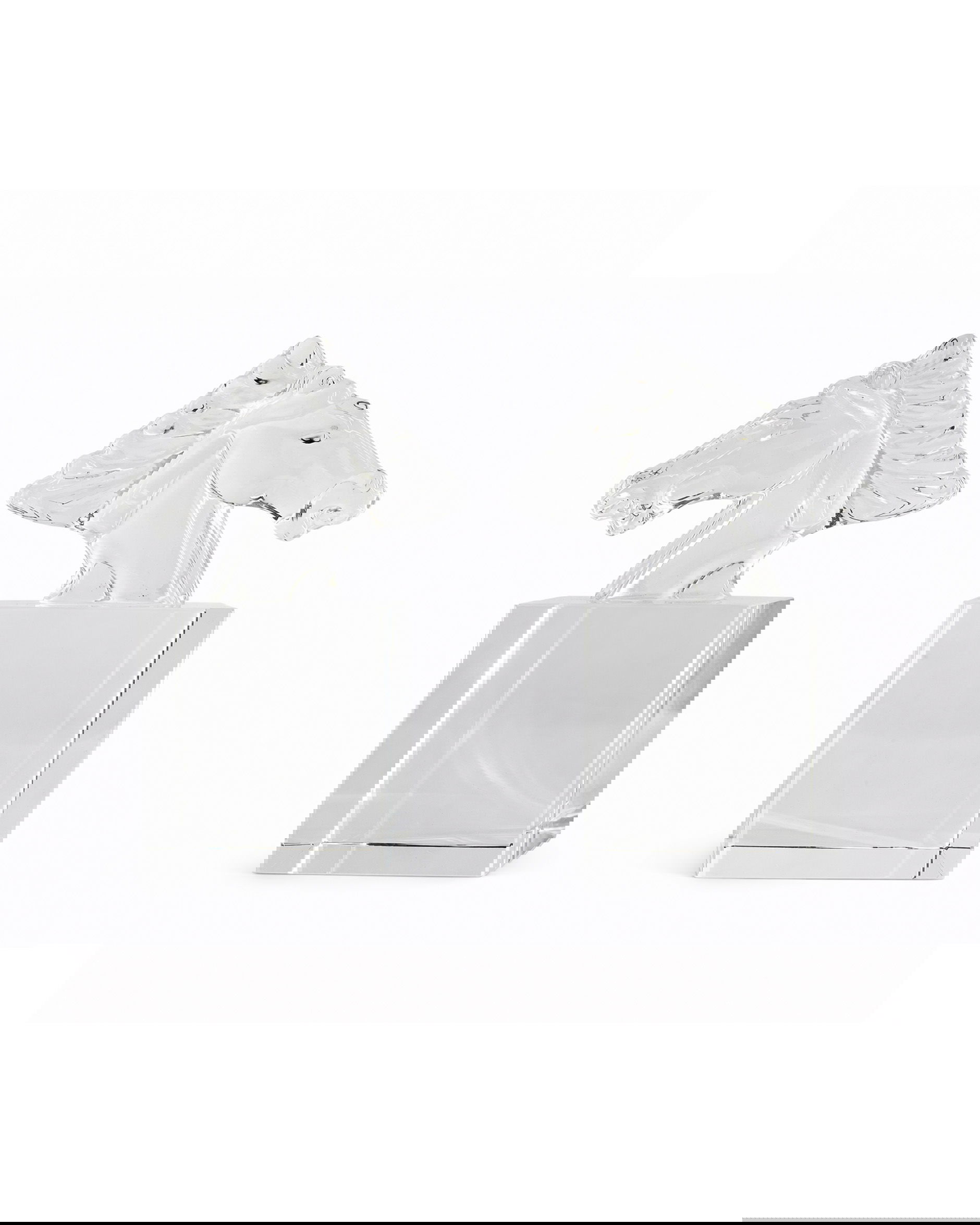 Ascot boekensteun glas