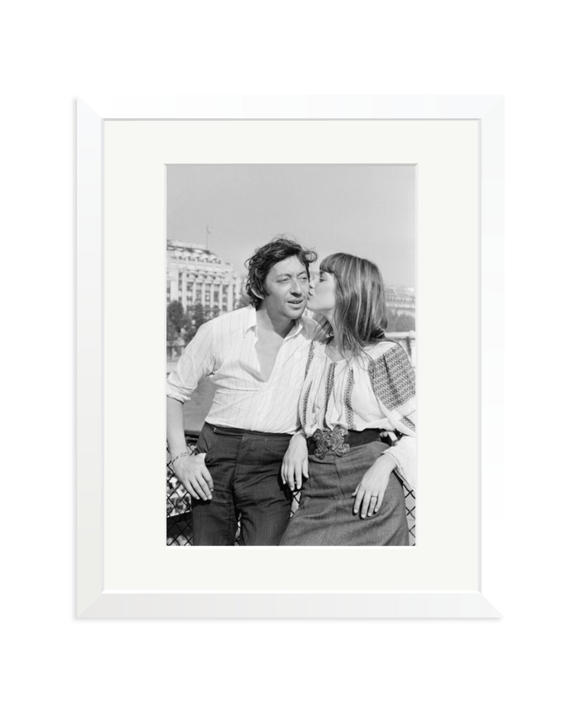Gainsbourg and Birkin in Paris White / Medium