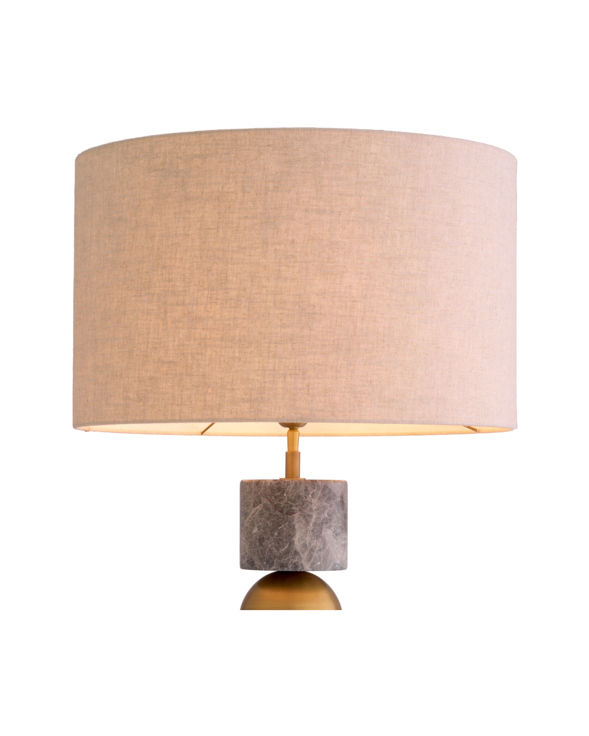 Levy bordslampa grå marmor