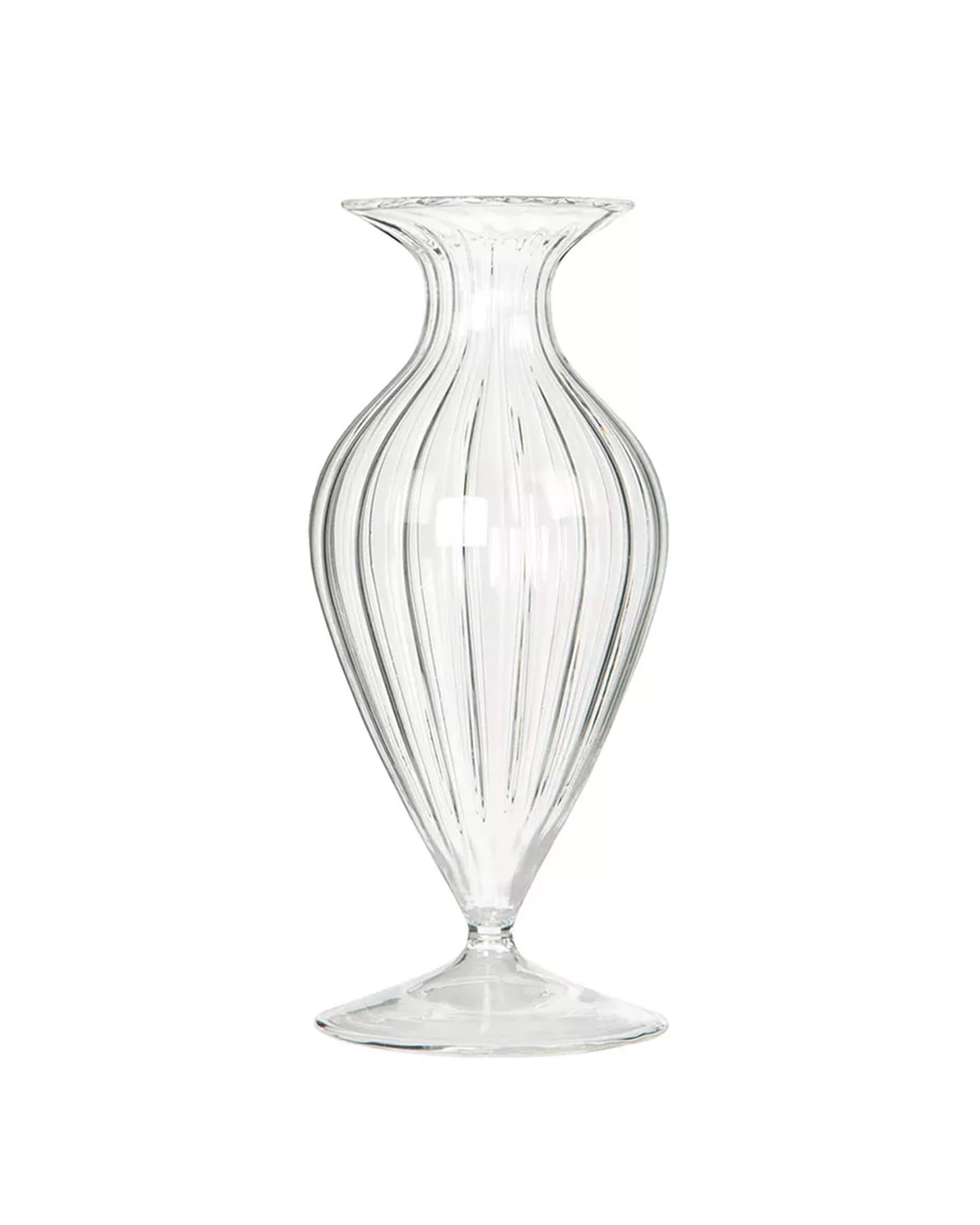 Lilly Vase Clear Glass