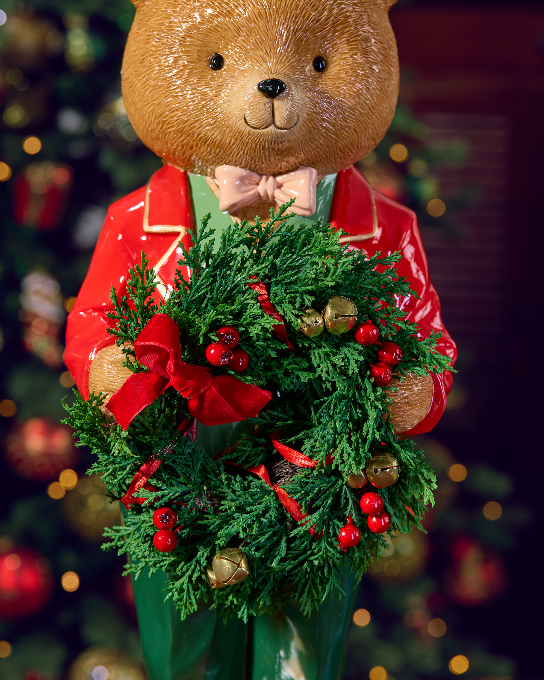 Teddy bear Christmas decoration 61 cm