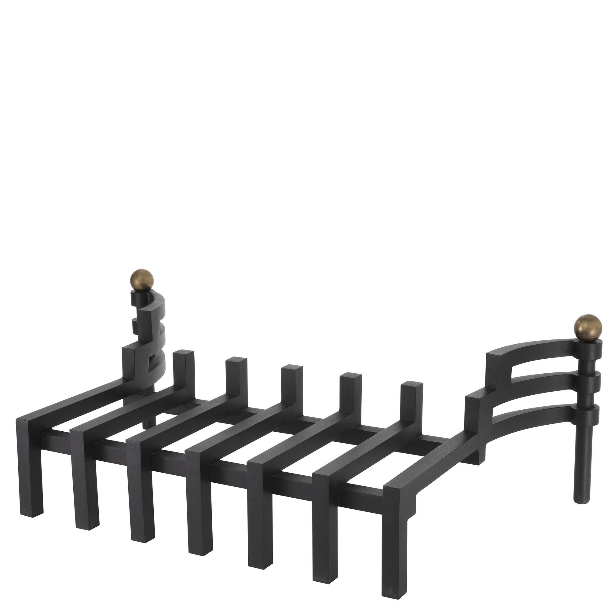 Artesia Andiron Vintage Brass