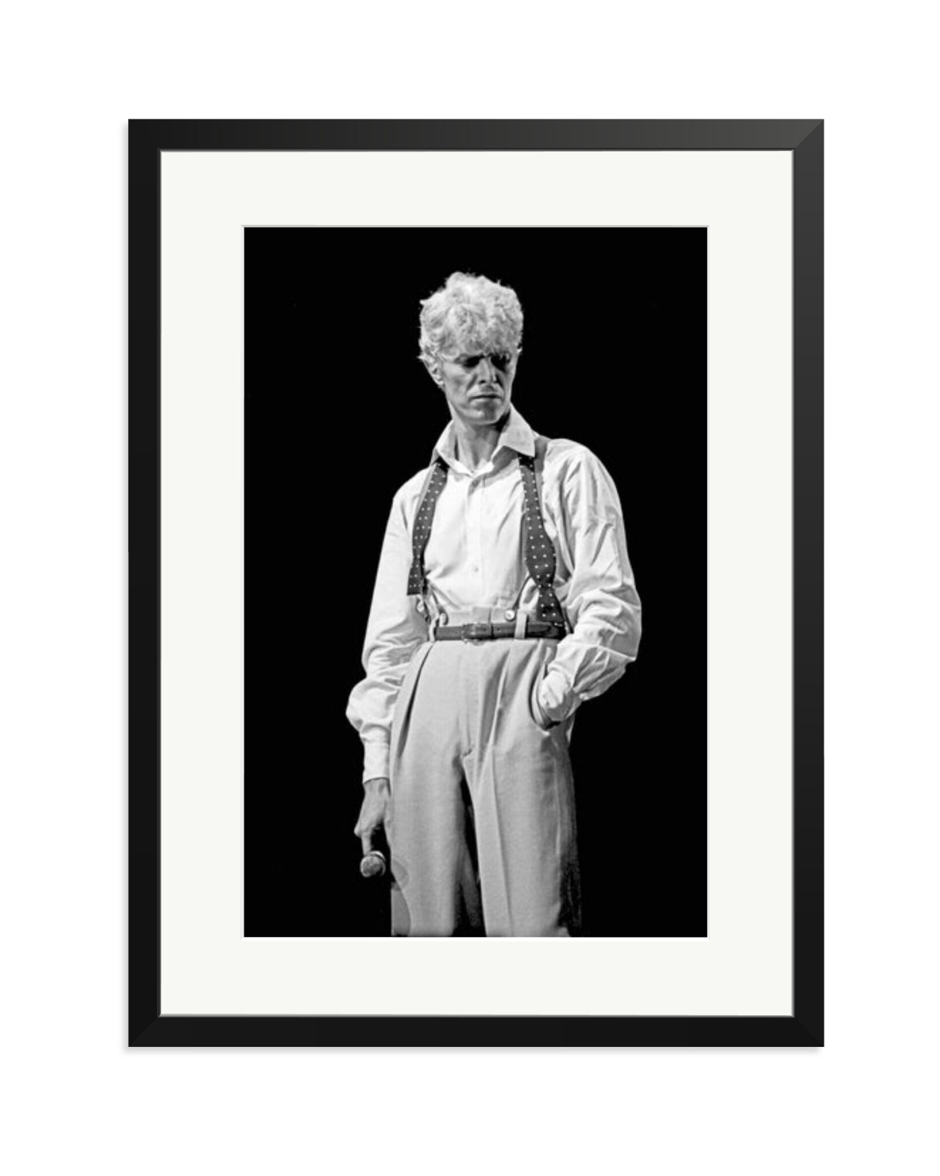 David Bowie 1983 Black and White Black / XL