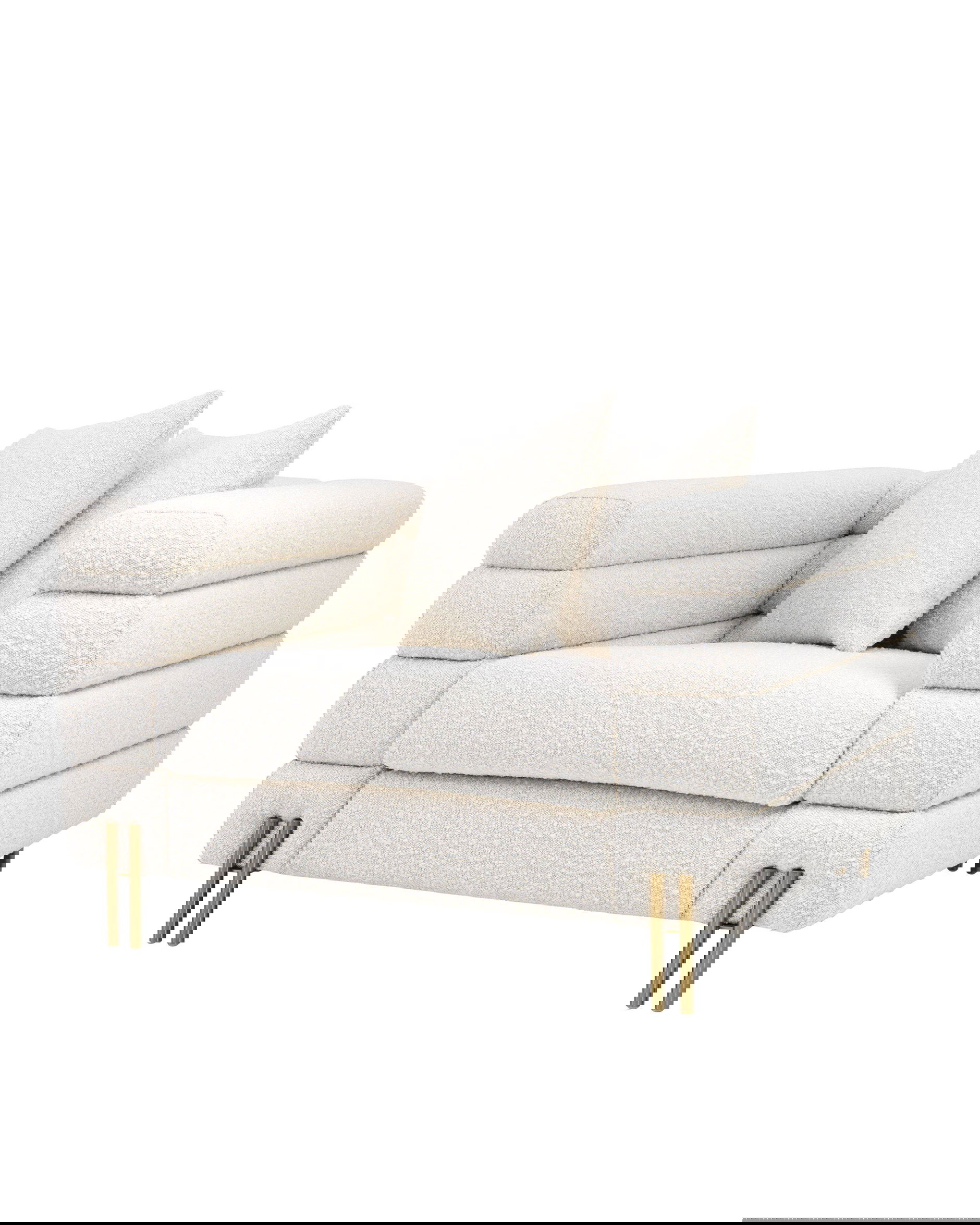 York fåtölj bouclé cream