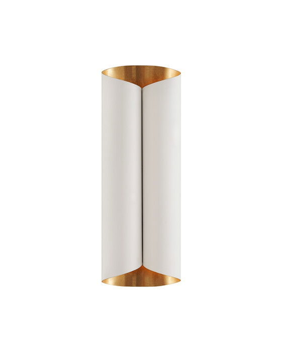 Selfoss vägglampa vit L