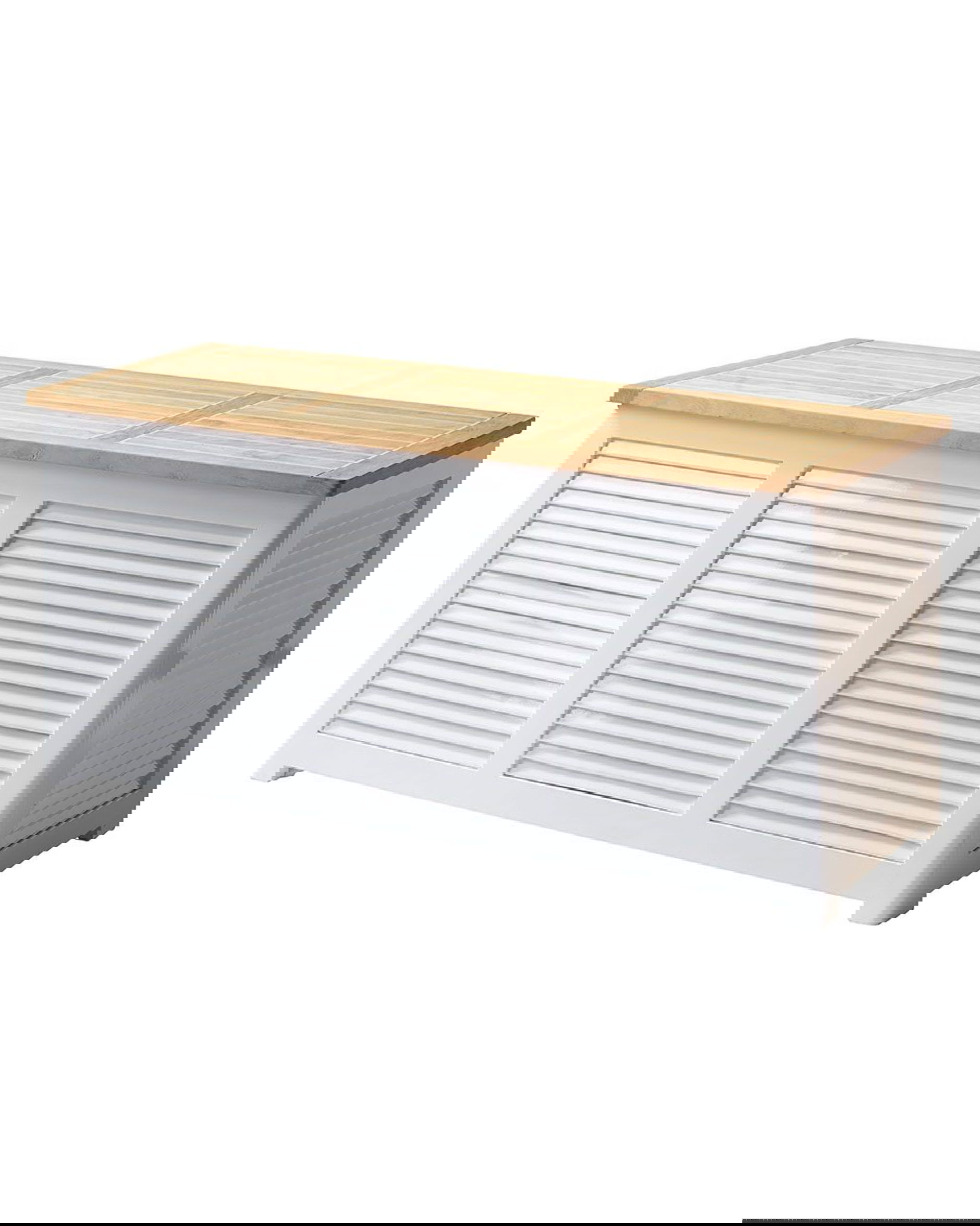 Classic förvaringsbänk vit 130cm