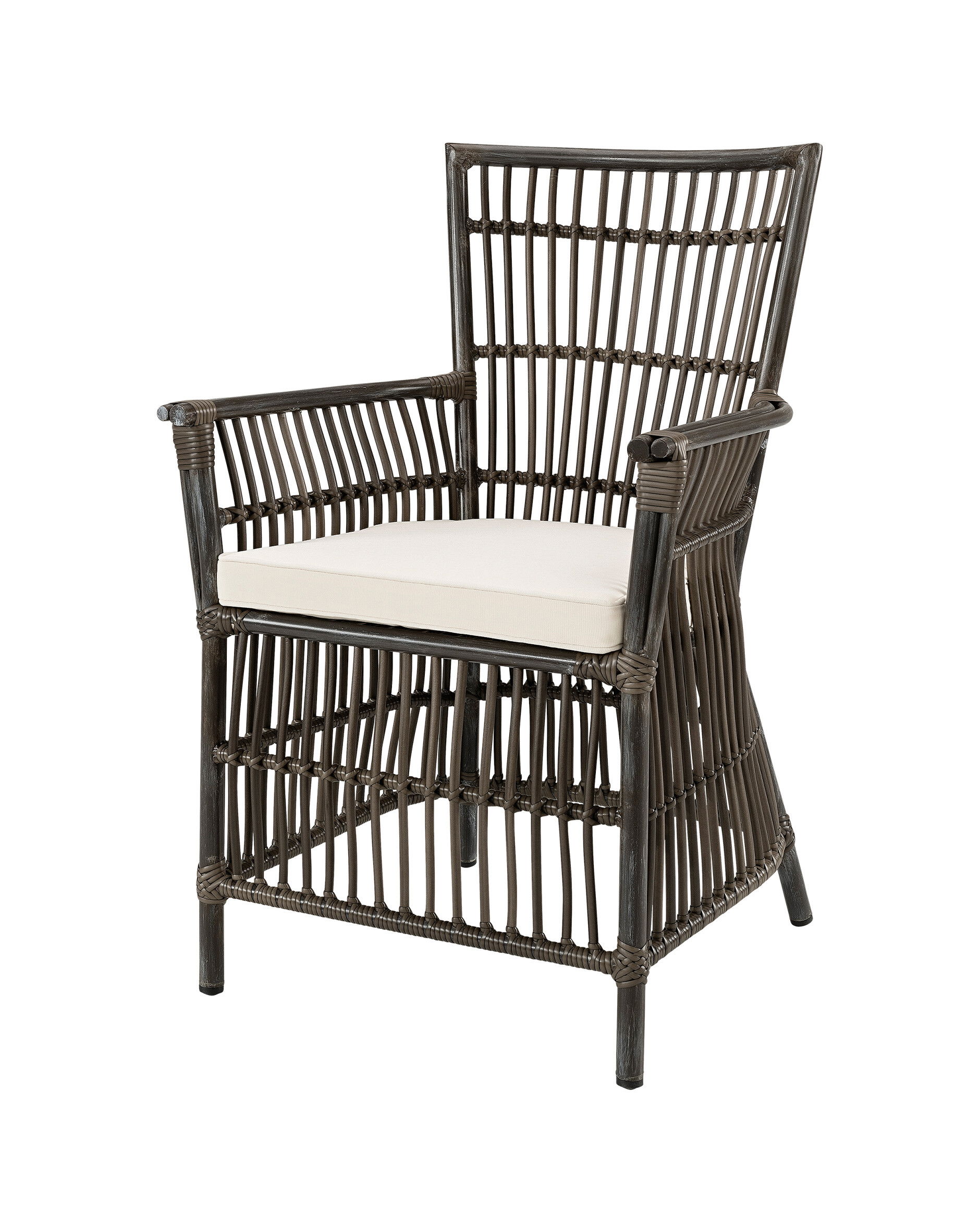 Modest karmstol grå