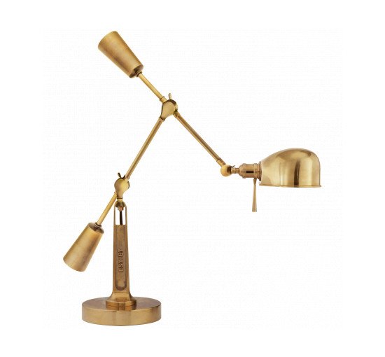 Natural Brass - RL '67 Boom Arm Desk Lamp Natural Brass