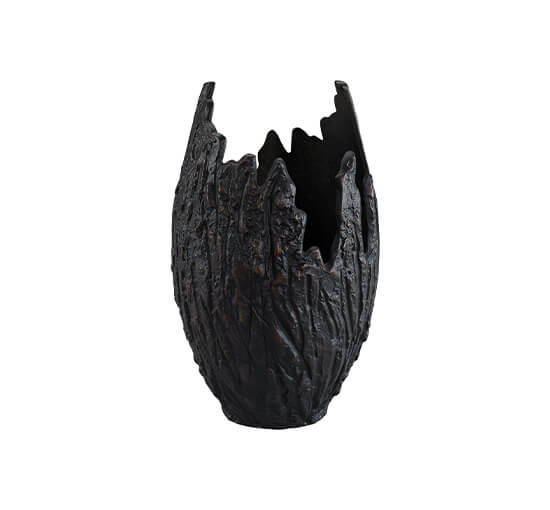 Black - Fiora Vase Black