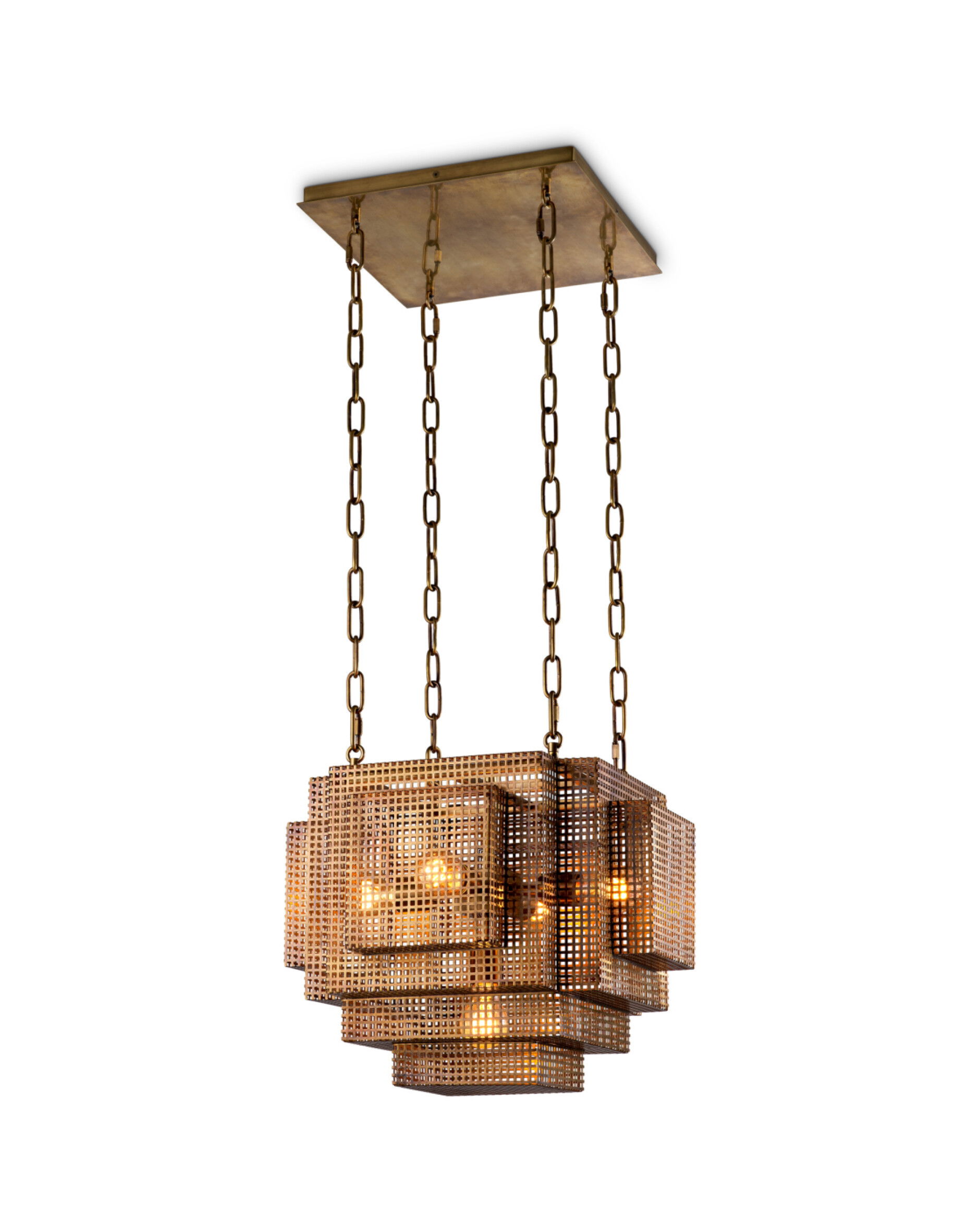 Geary Pendant Vintage Brass