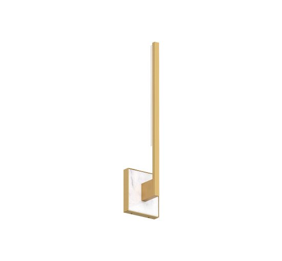 Natural Brass - Klee 20" Wall Sconce Natural Brass/White