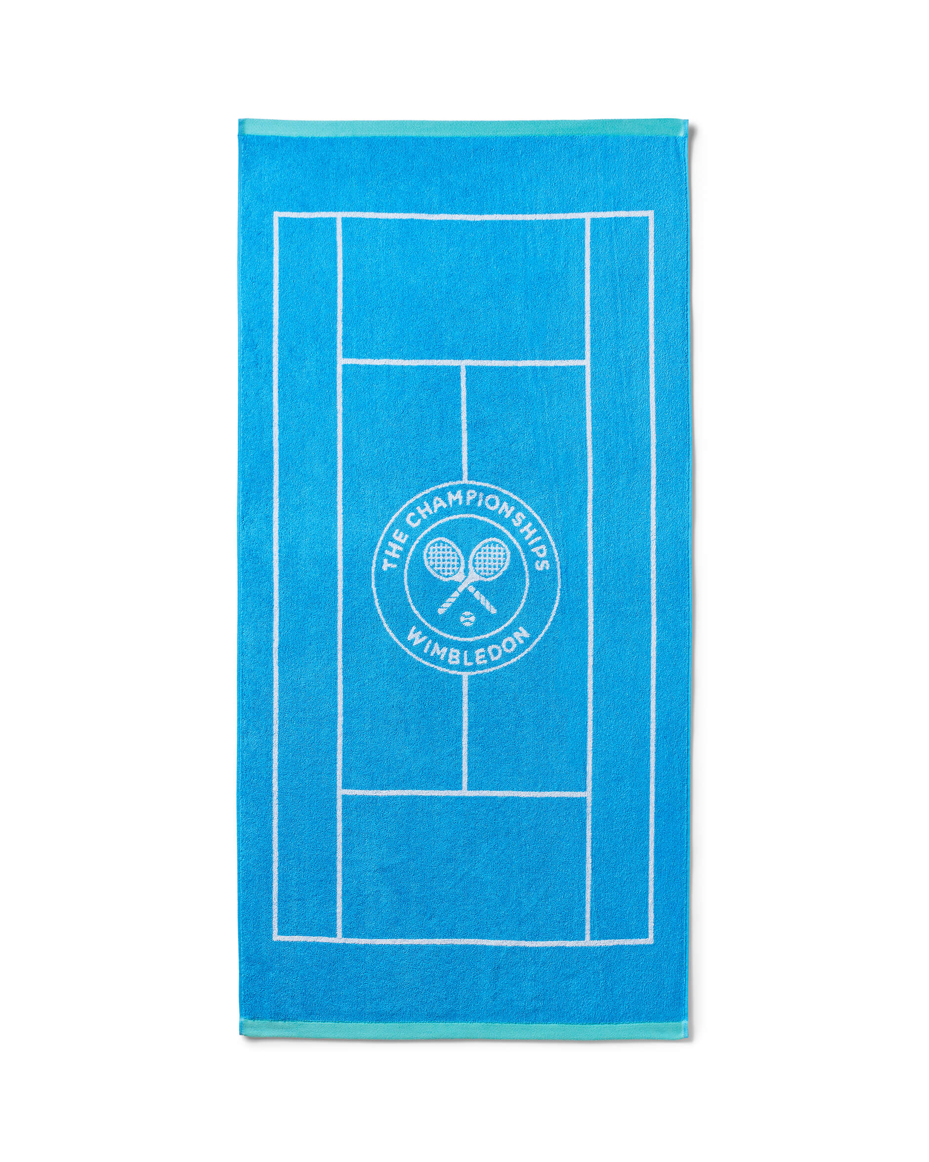 Wimbledon Tennis Court handduk blå