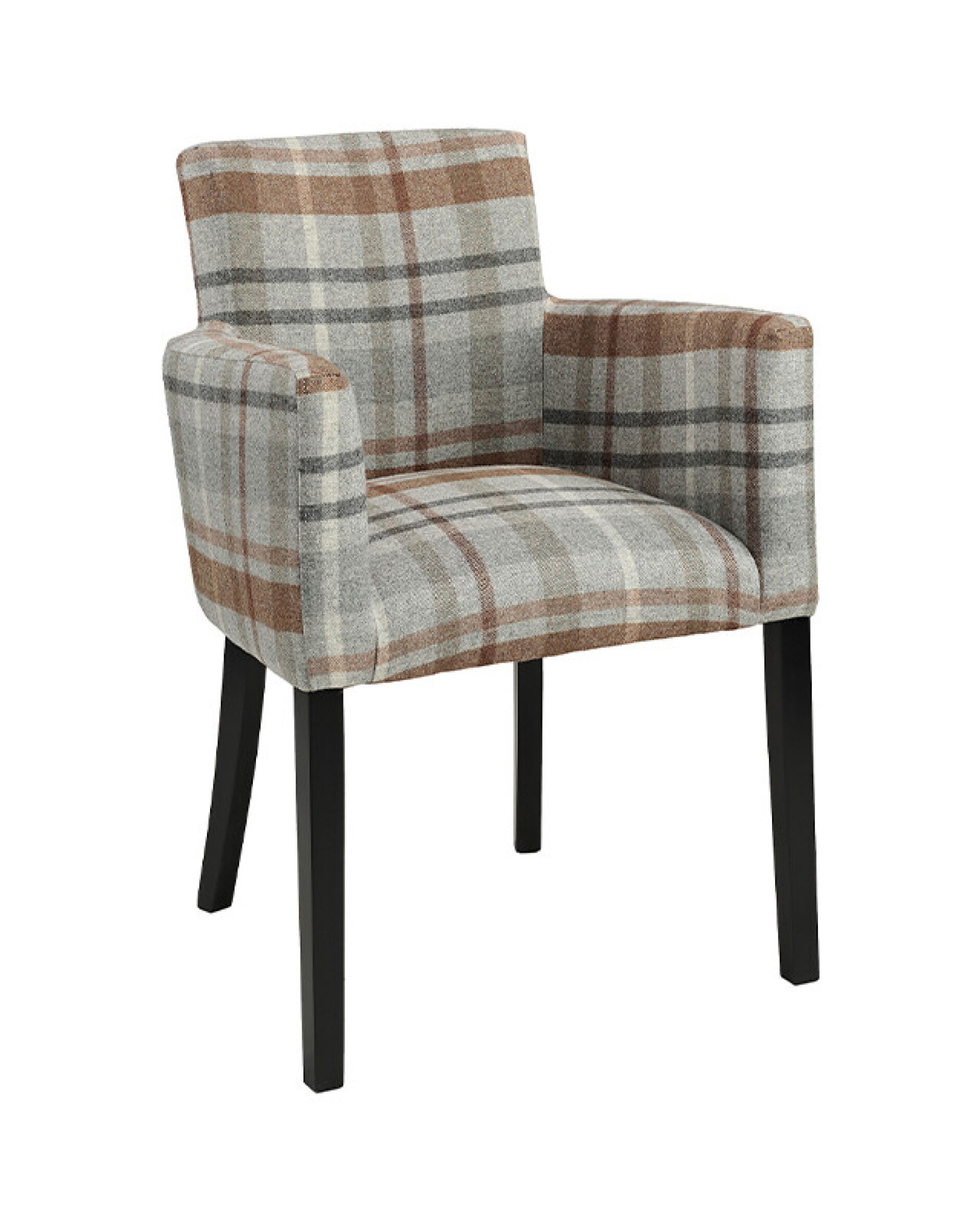 Ashley fauteuil miles plaid grey