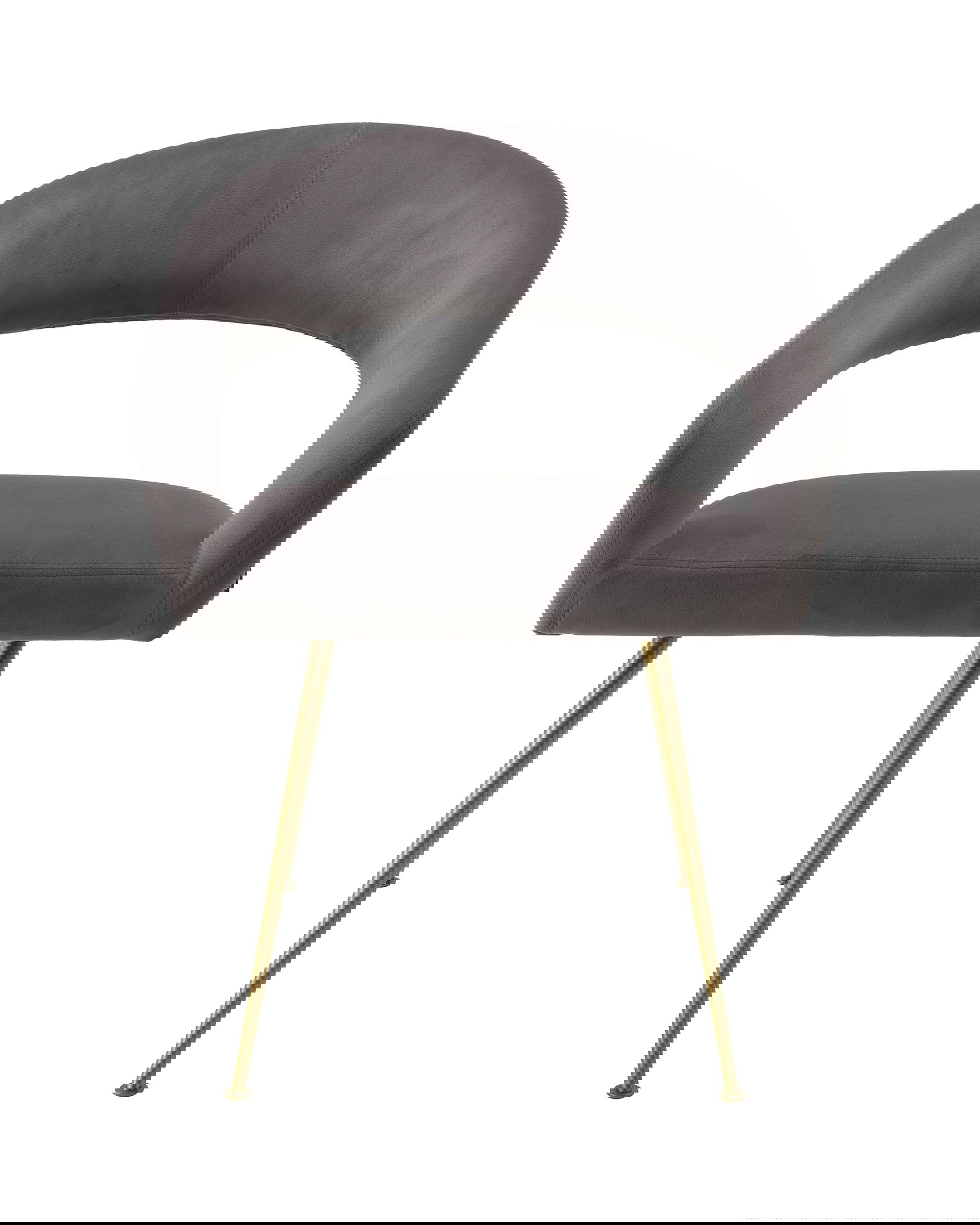 Bravo matstol savona grey velvet