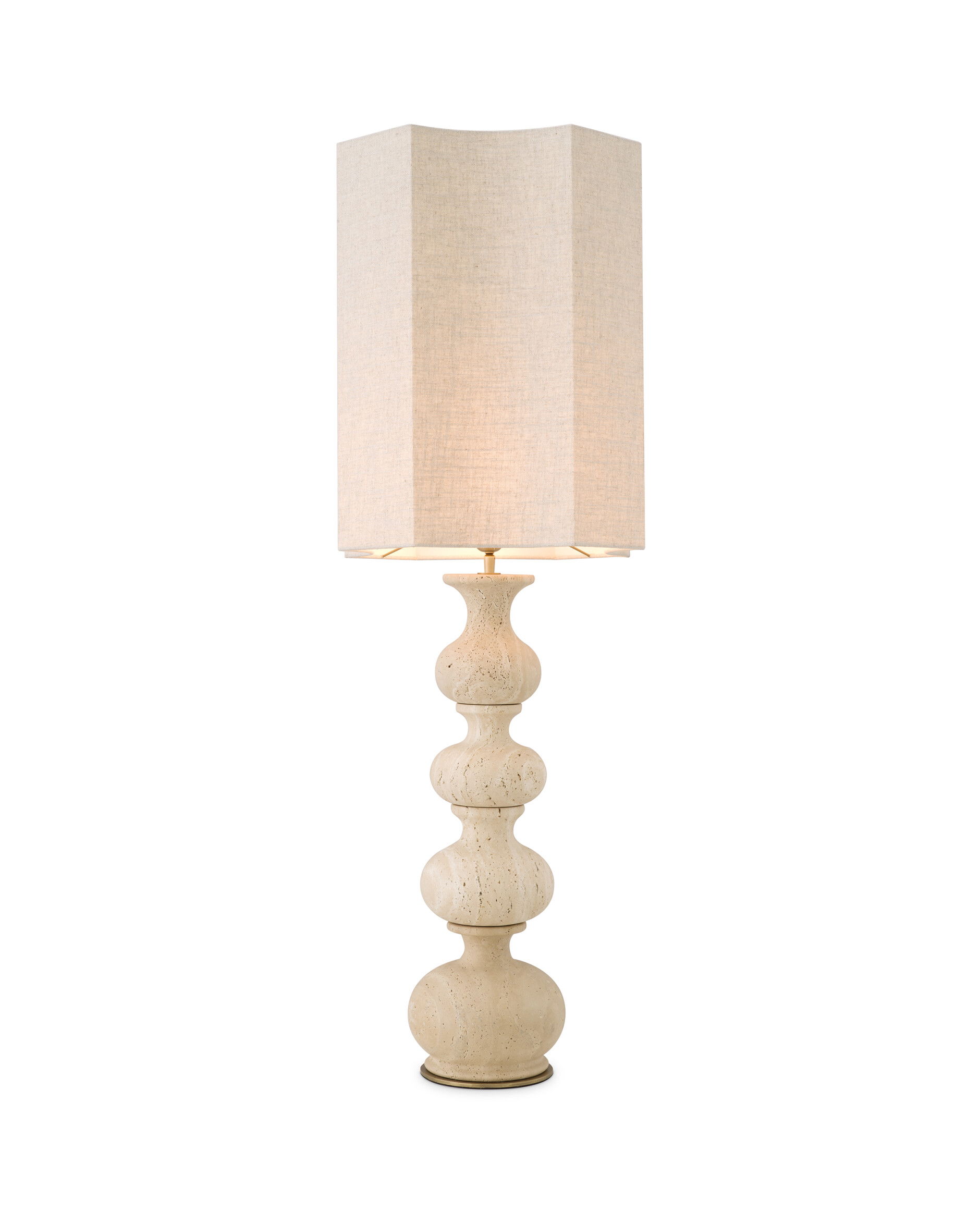Mabel Table Lamp Travertine