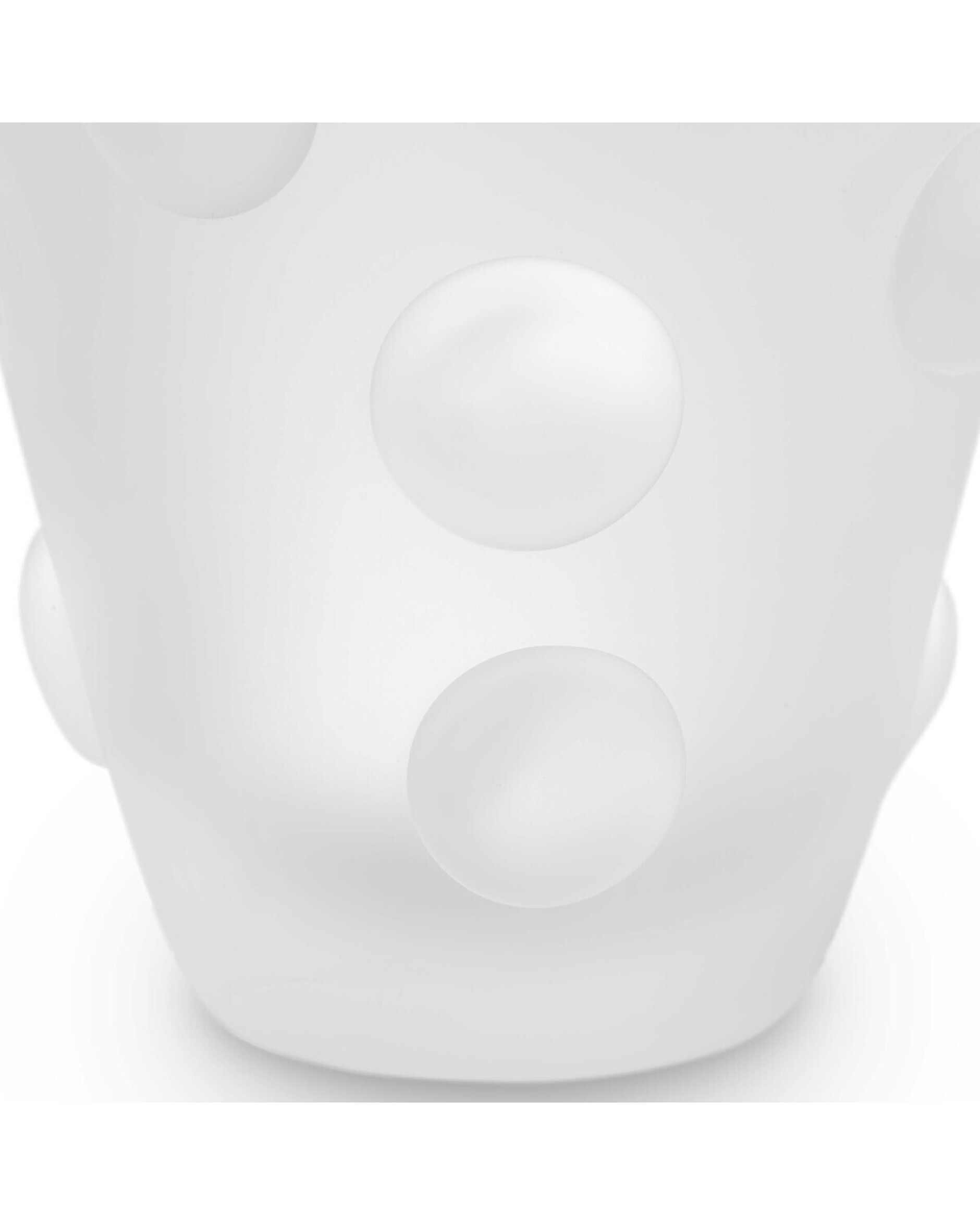 Evander vaas mat wit