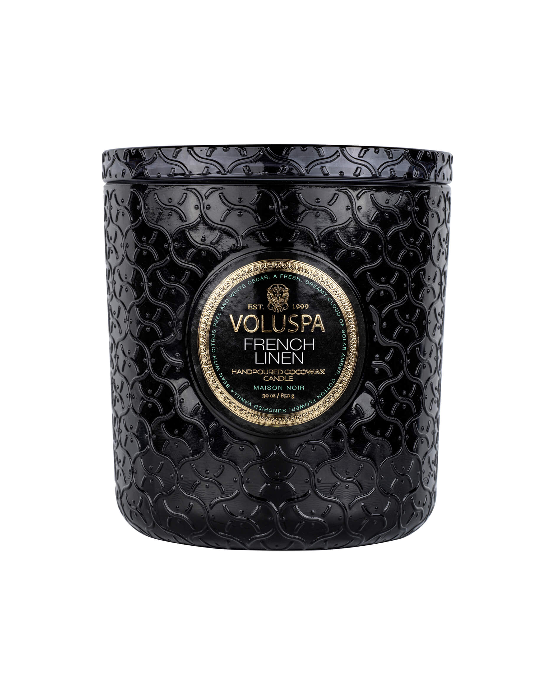 French Linen Luxe Scented Candle