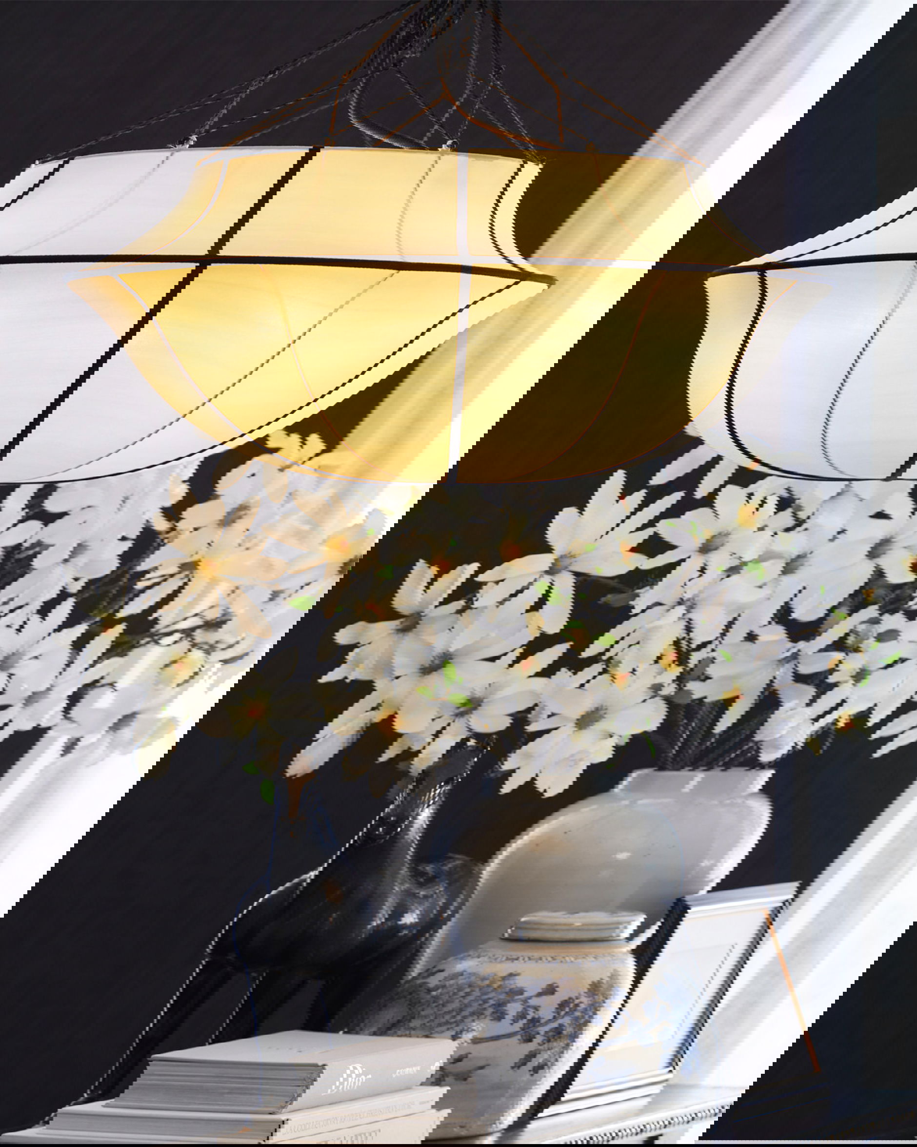 Newport silklamp umbrella beige