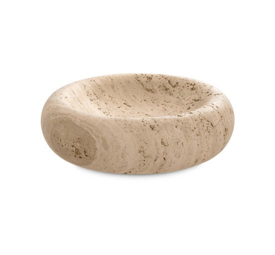 Travertine - Lizz bowl white marble