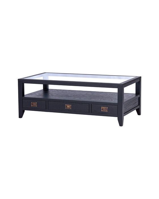 martino soffbord glasskiva iconic black