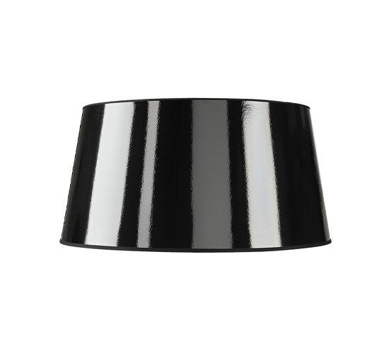 Black lacquer - Harrow lampshade black lacquer low