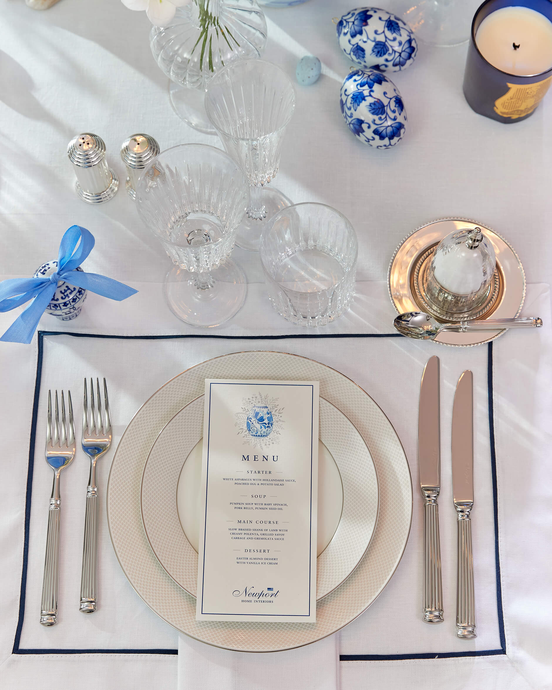 Amandine äggkopp silver