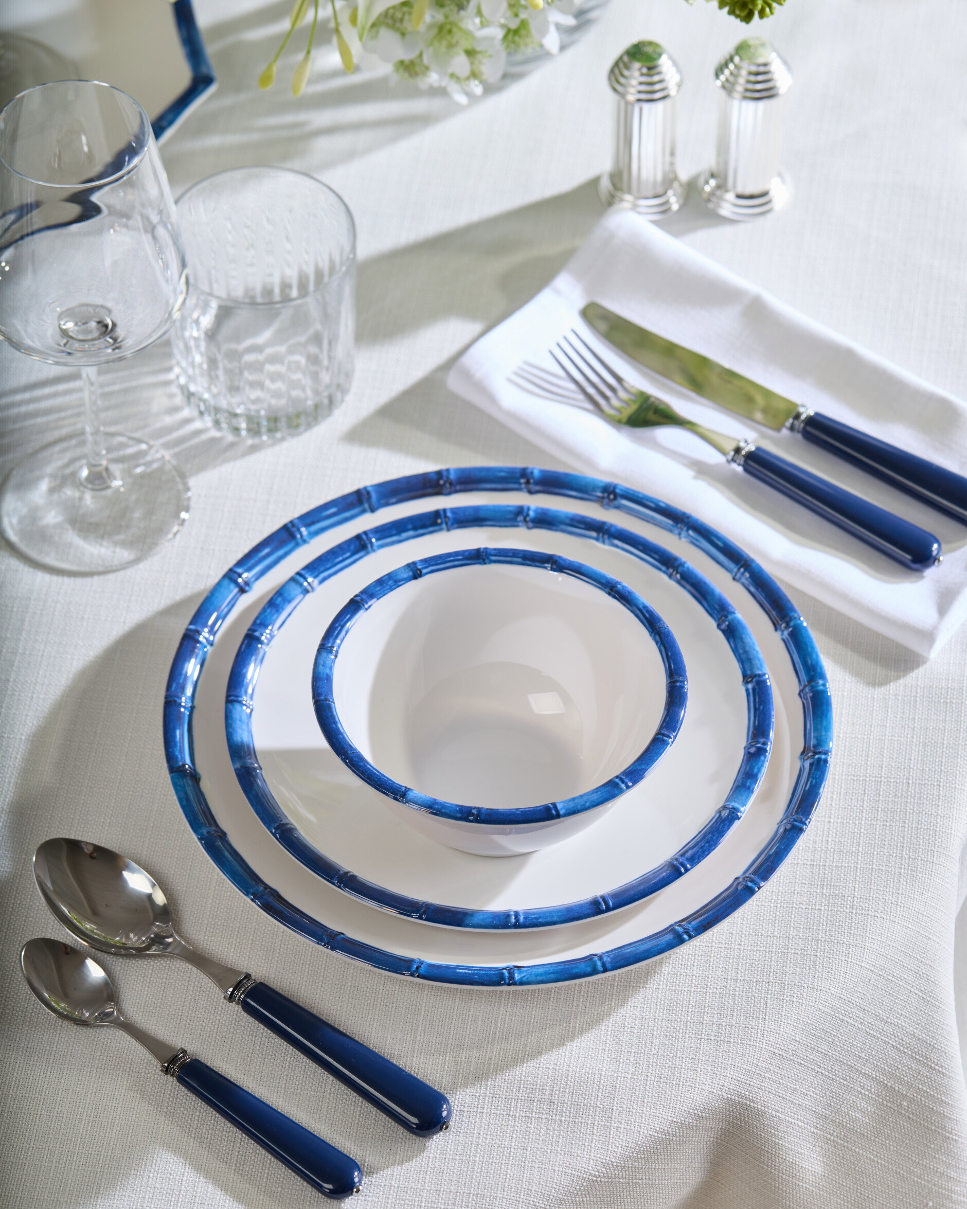 Bleu Jardin assiett