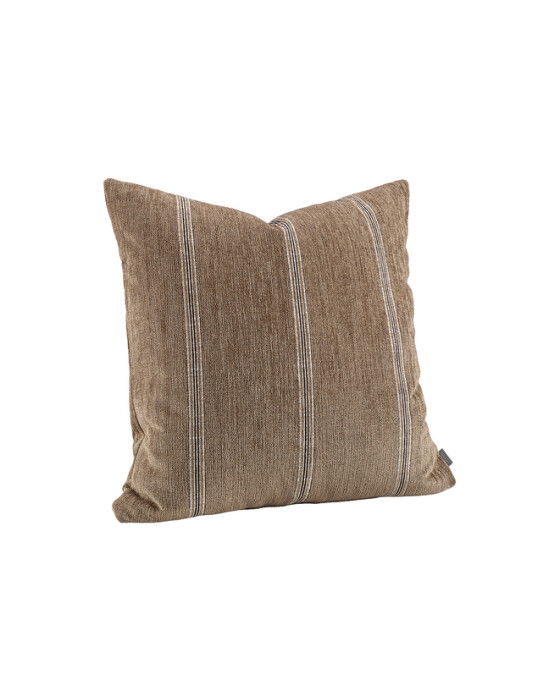 Serena pudebetræk stripe chestnut