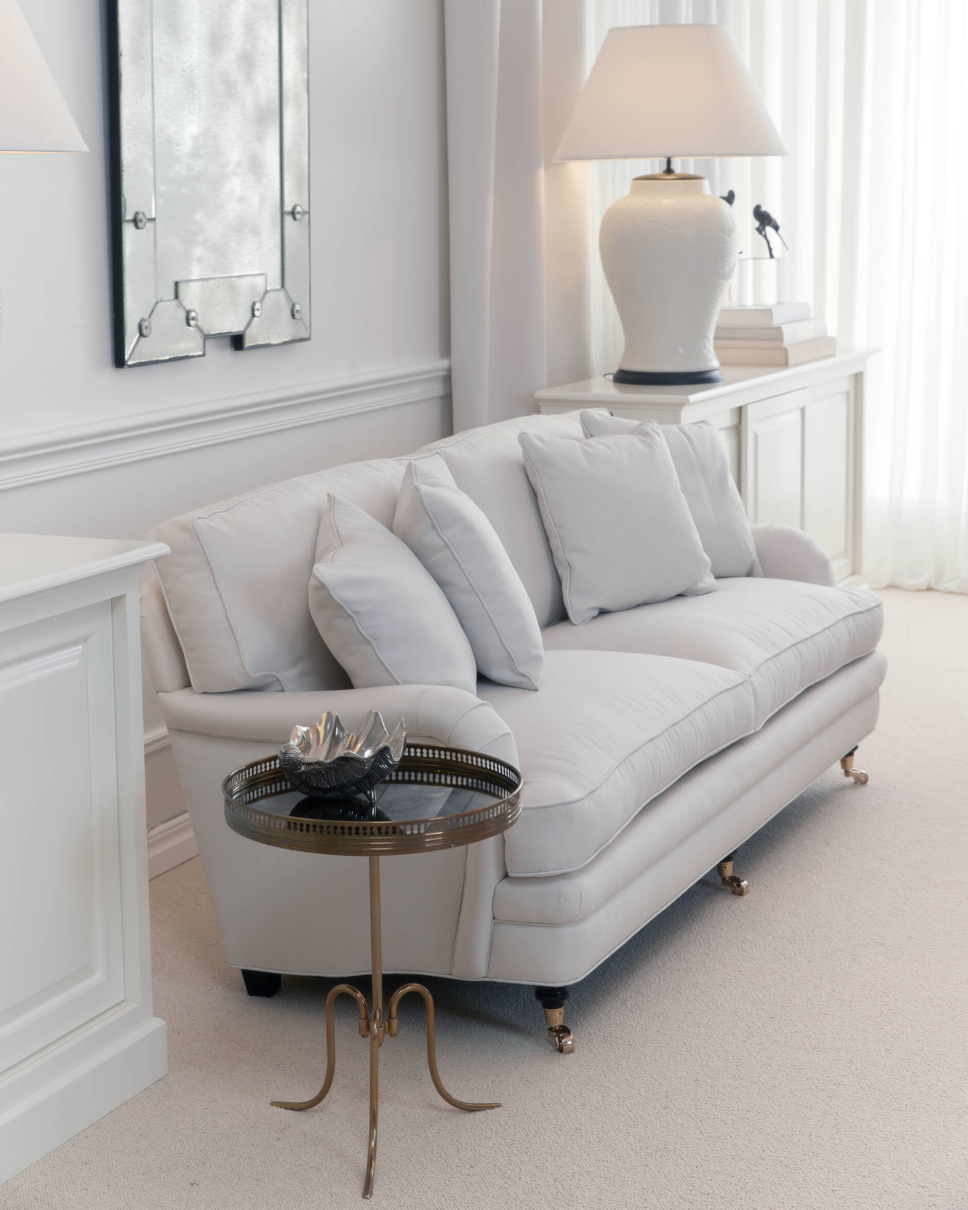 Howard Heritage Sofa 3-Sitzer off-white