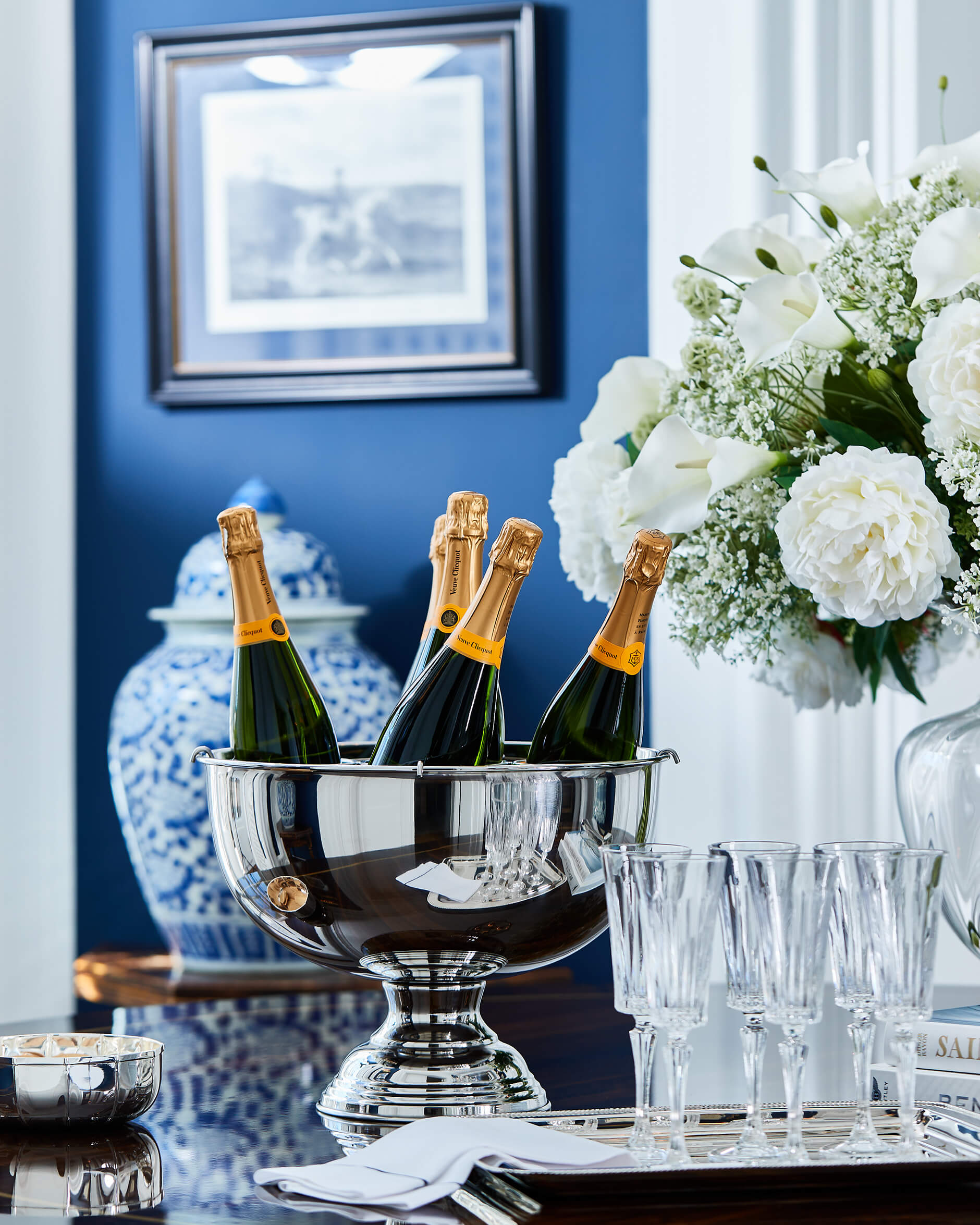 Crespa champagnekylare nickel