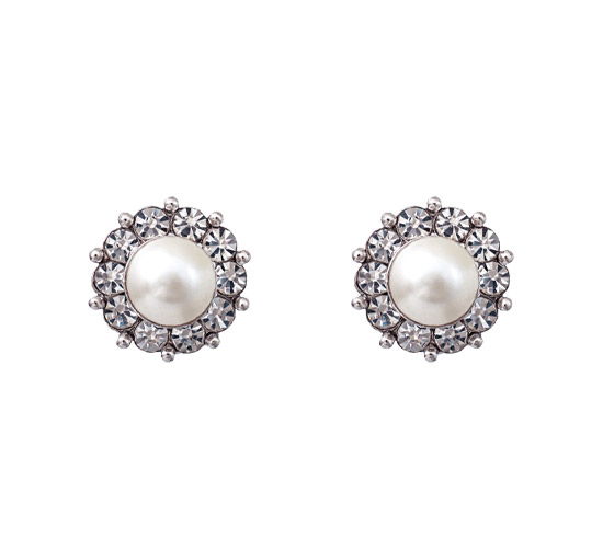 Créme - Miss Sofia Pearl Earrings Cream