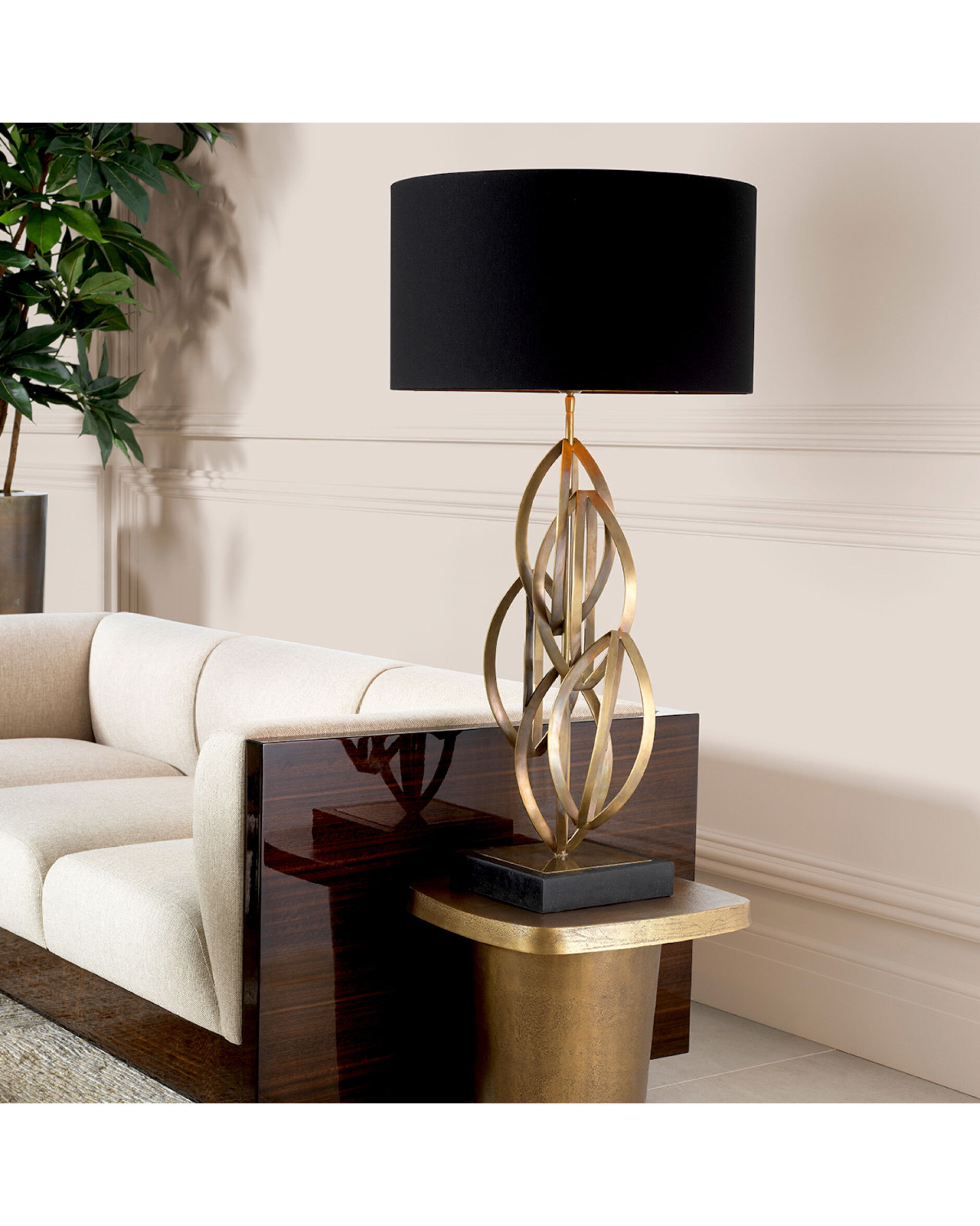 Bellamont Table Lamp Vintage Brass