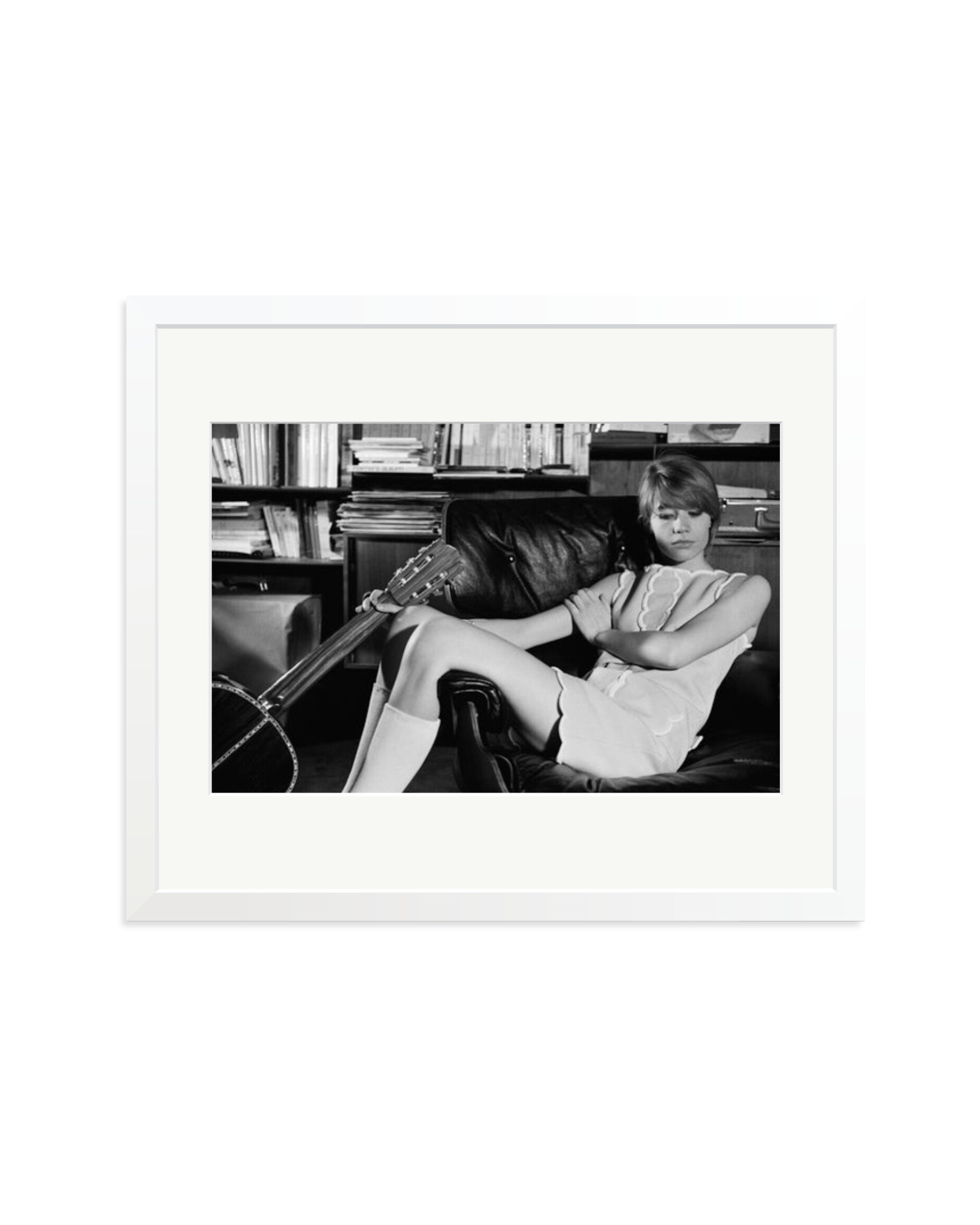 Francoise Hardy at Home White / Large