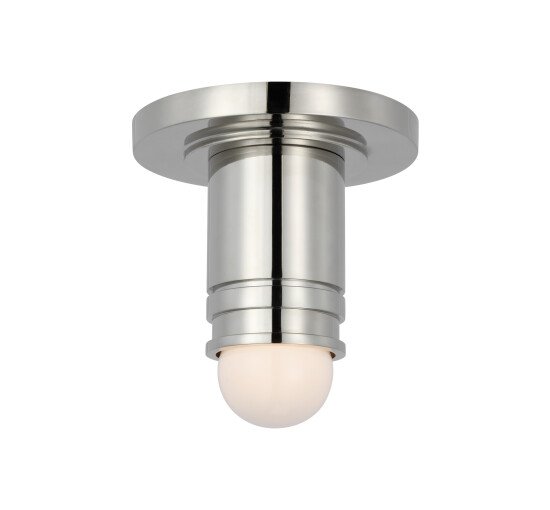 Polished Nickel - Top Hat Mini Monopoint plafond brons