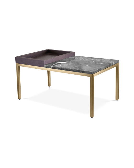 Forma sidobord borstad mässing