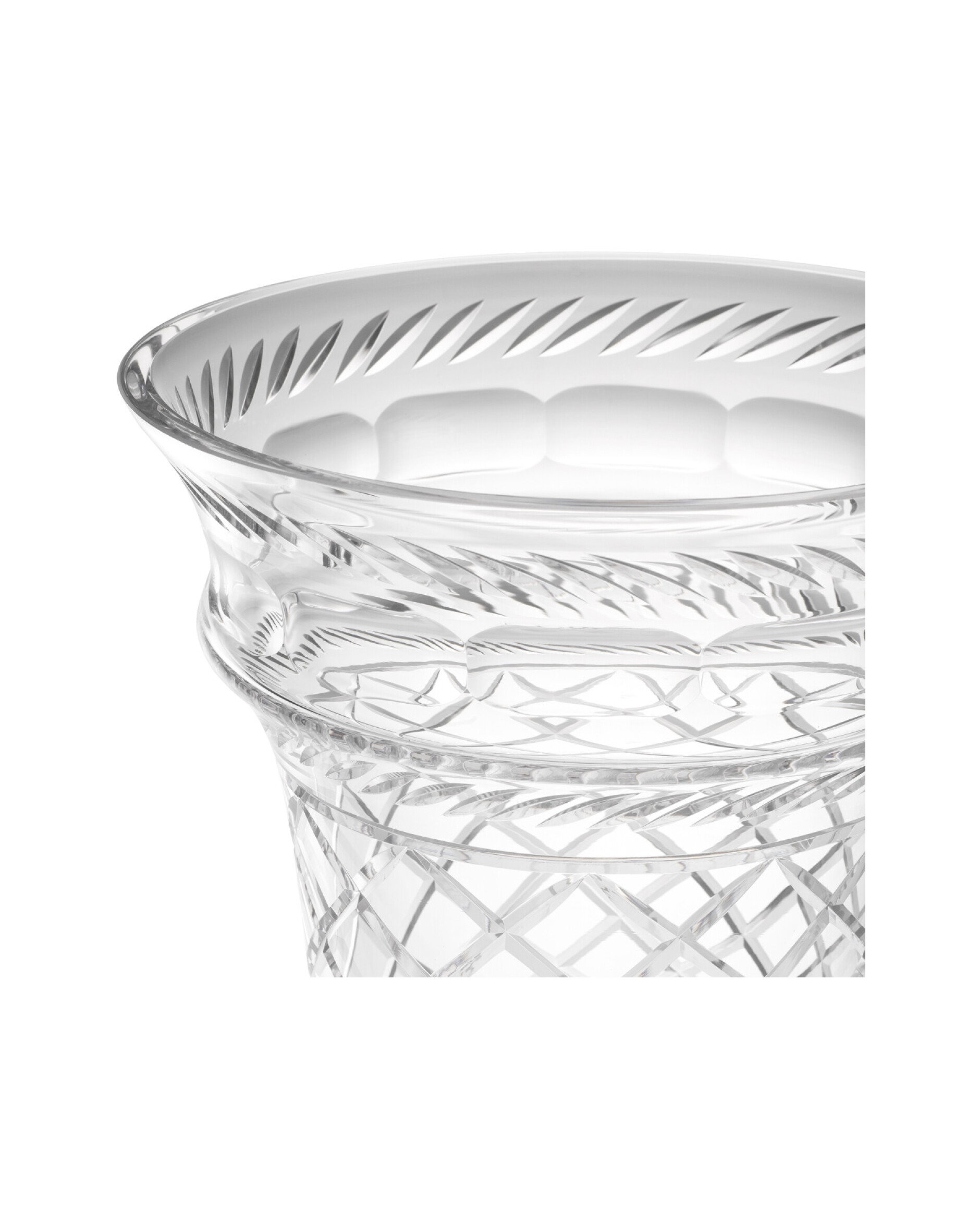 Gravon vase i klart glas