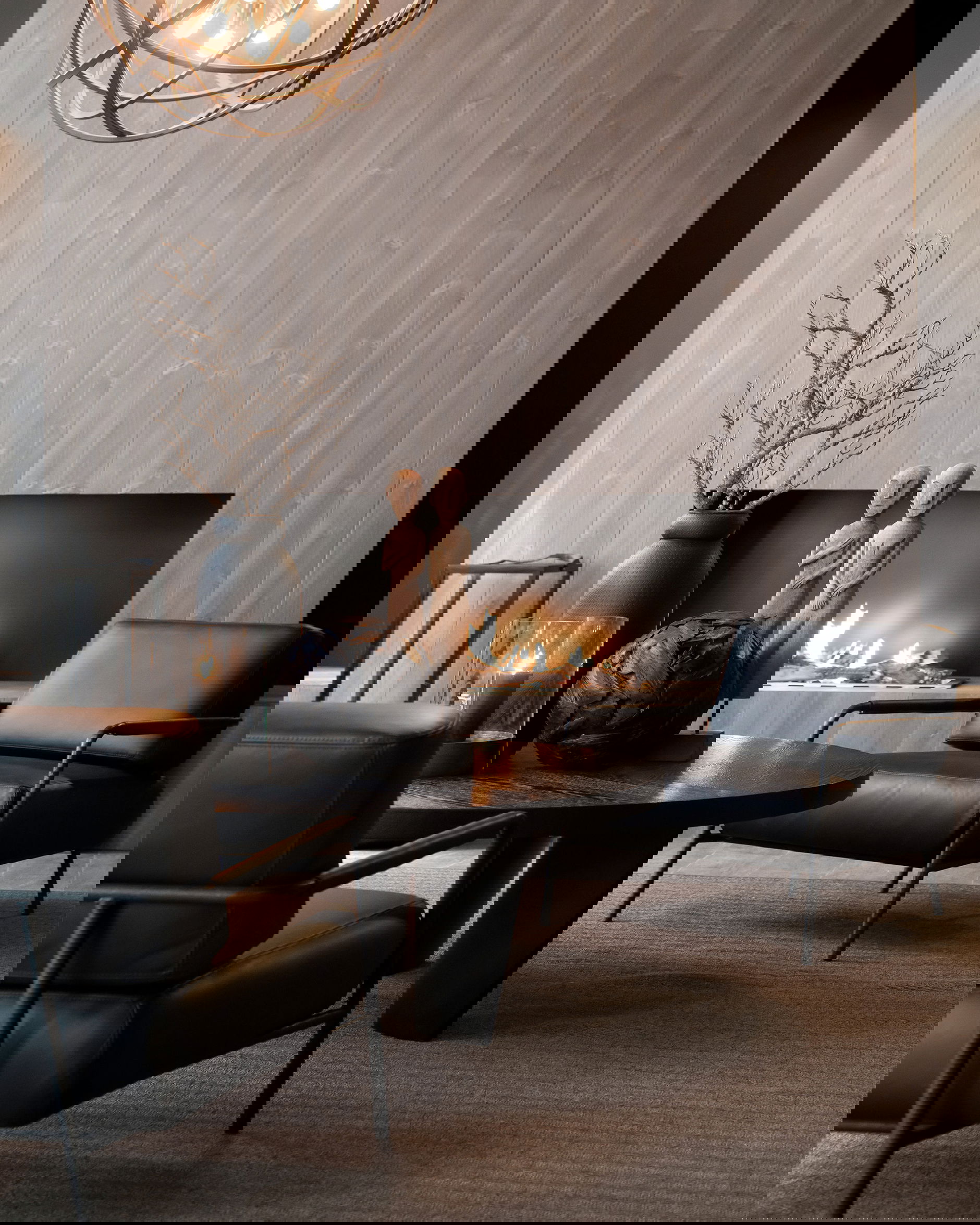 Caden soffbord svart