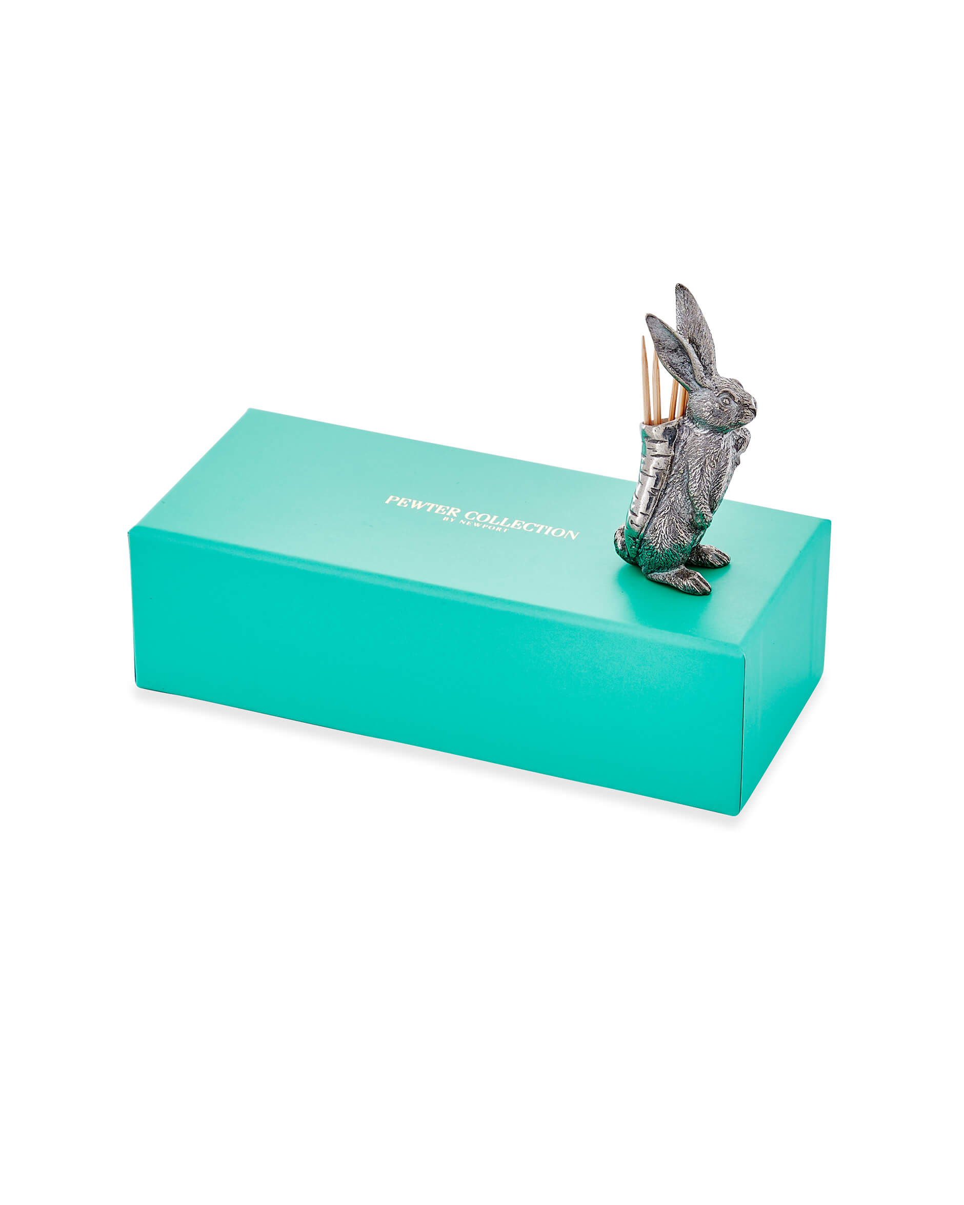 Kanin tandpetshållare tenn