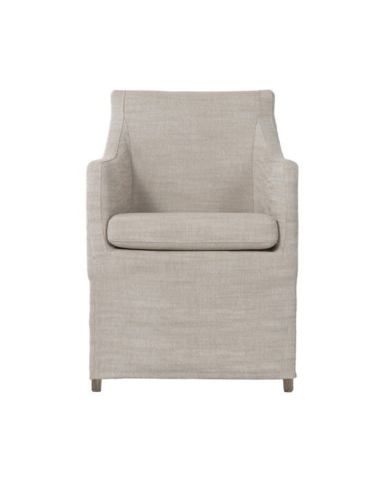 avignon karmstol sophie linen (lång) black