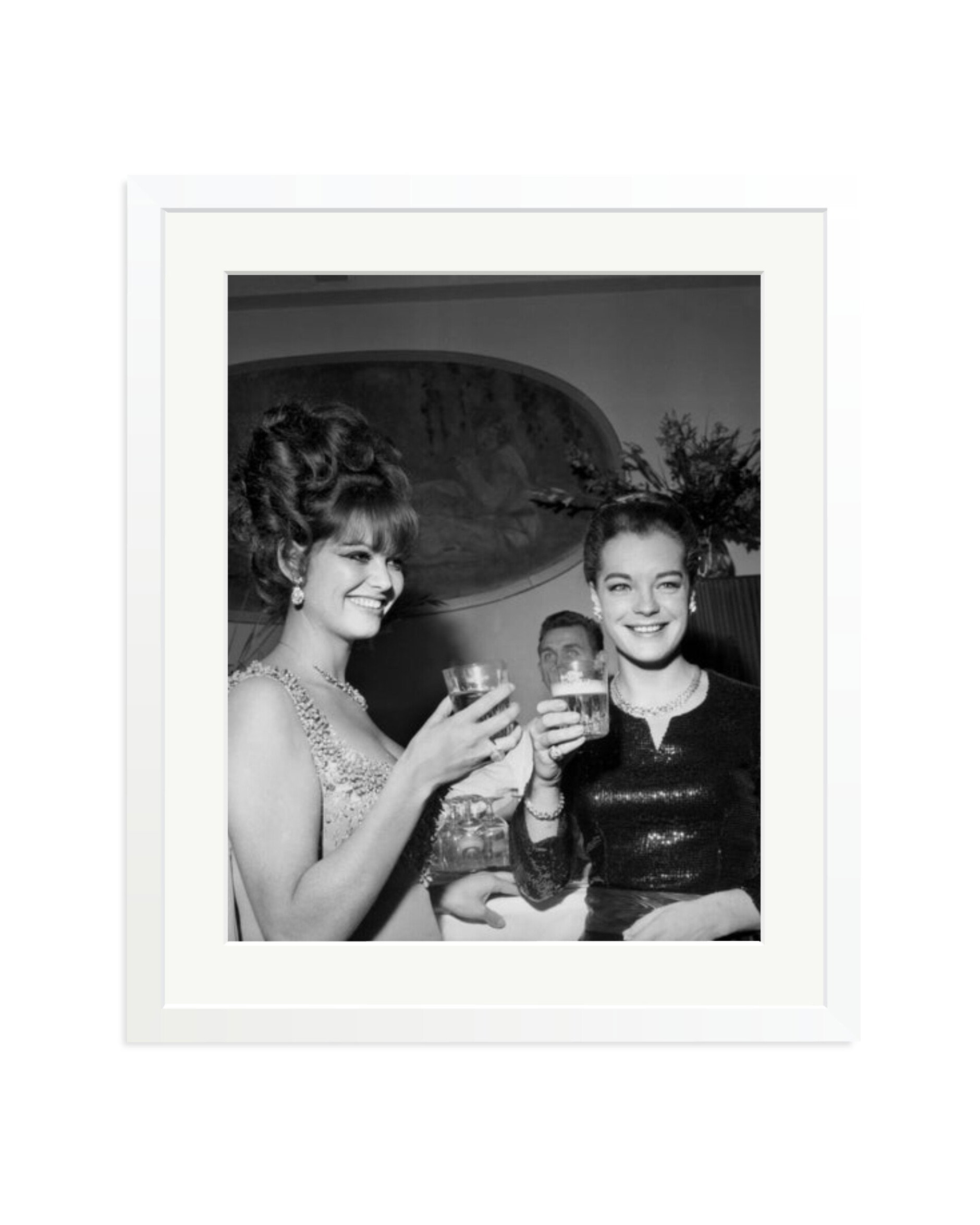 Claudia Cardinale and Romy Schneider White / Large