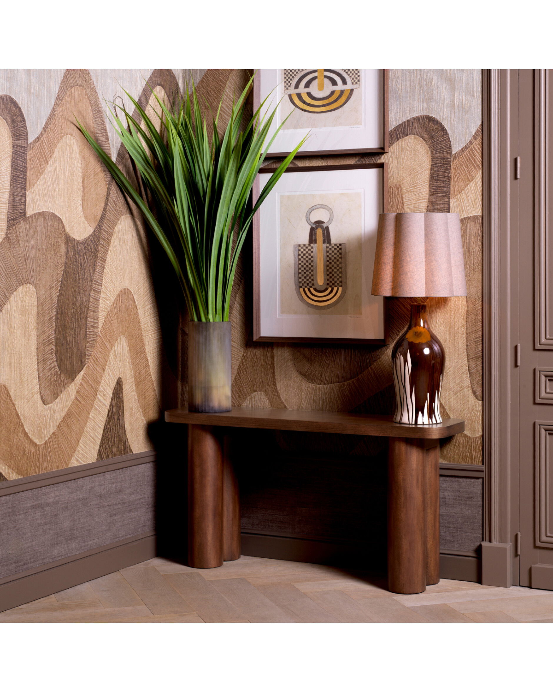 Lindbrook konsolbord okoumé