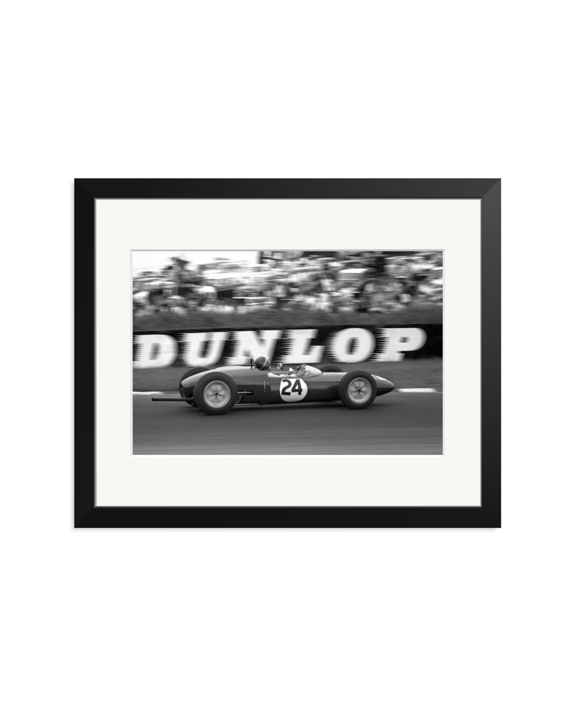Jim Clark in a Lotus 21 Black / Medium