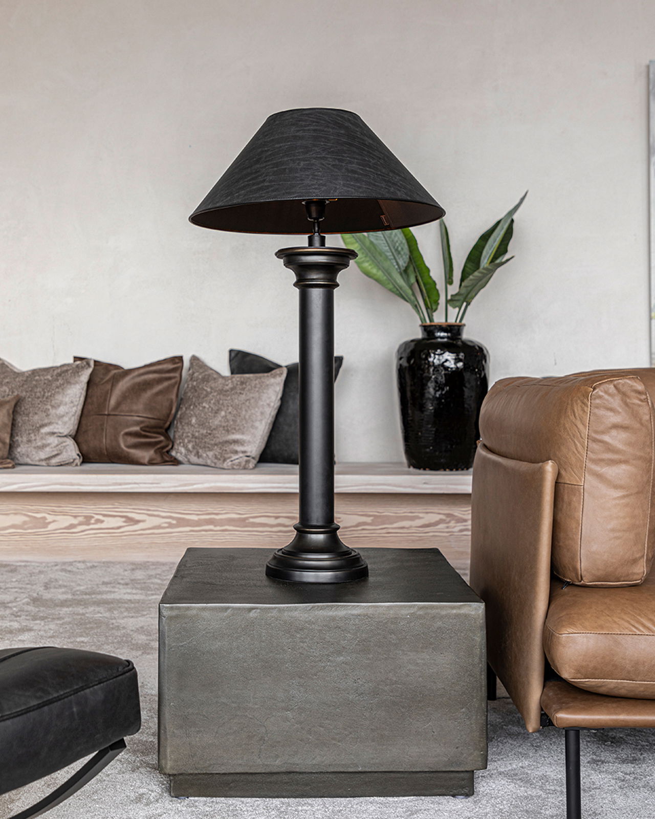 Cubo soffbord lead antique