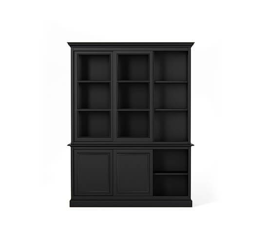 Assonet display cabinet Modern Black